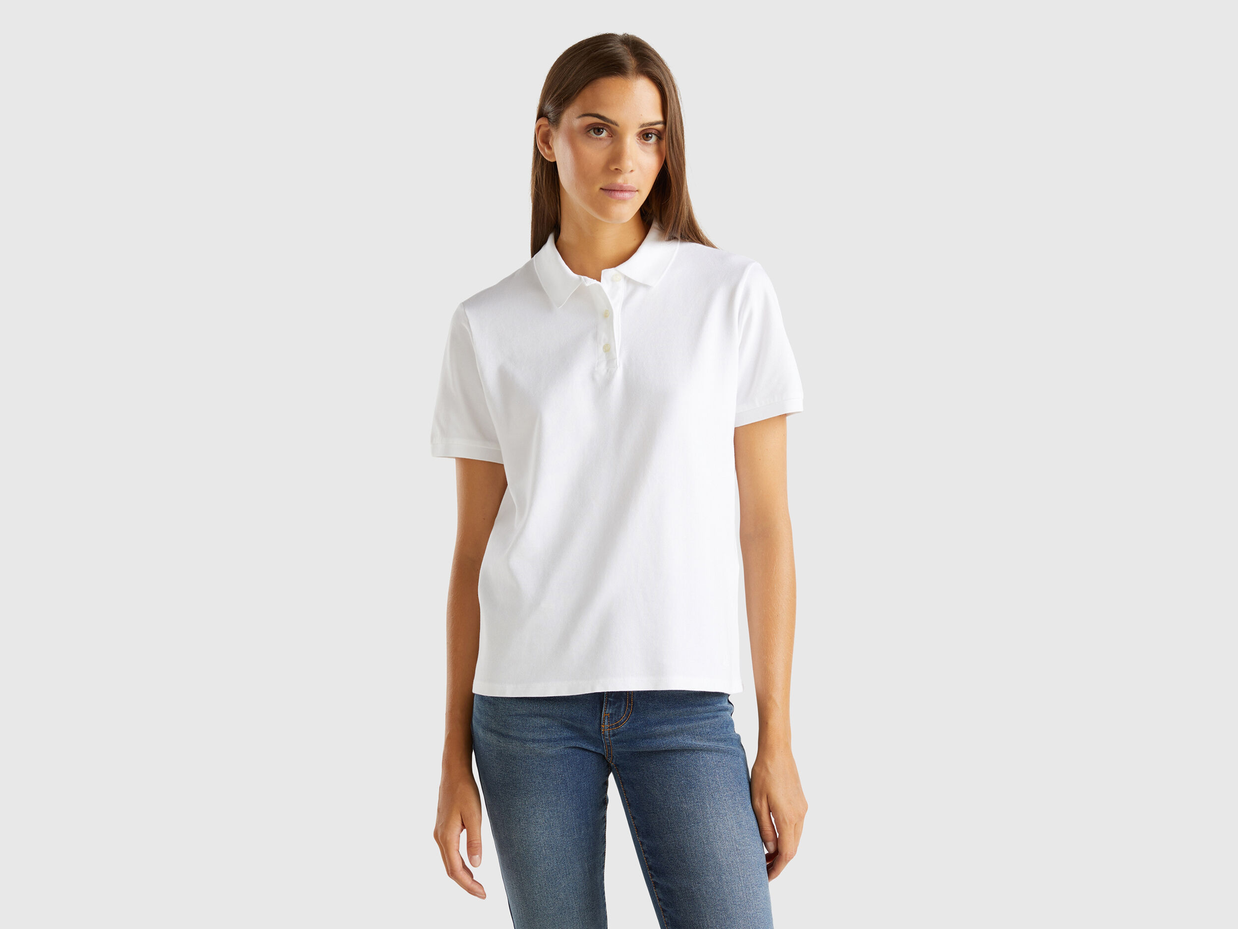 Polo femme benetton best sale