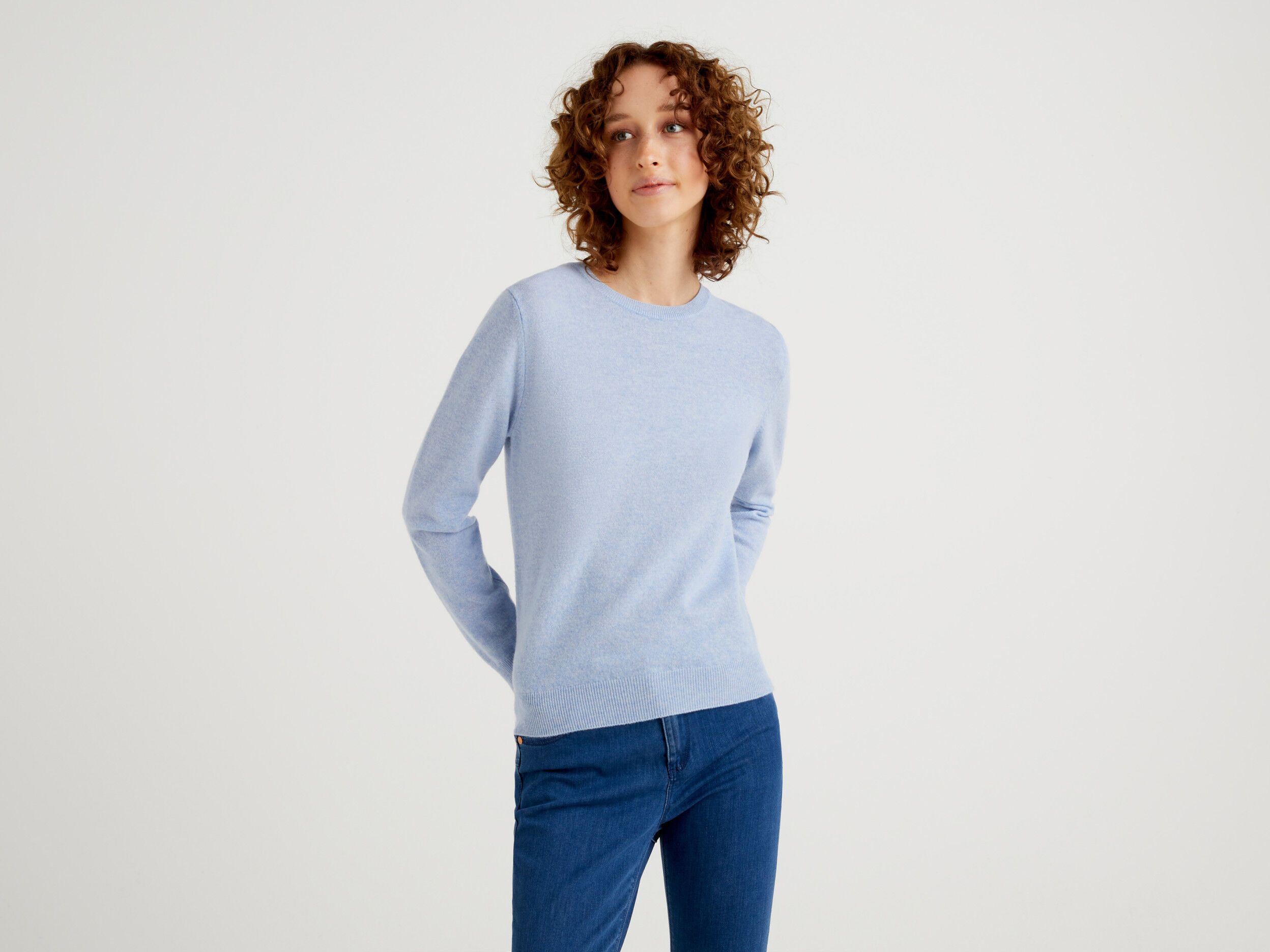 Lefties jumper Blue L discount 66% WOMEN FASHION Jumpers & Sweatshirts Chenille 
