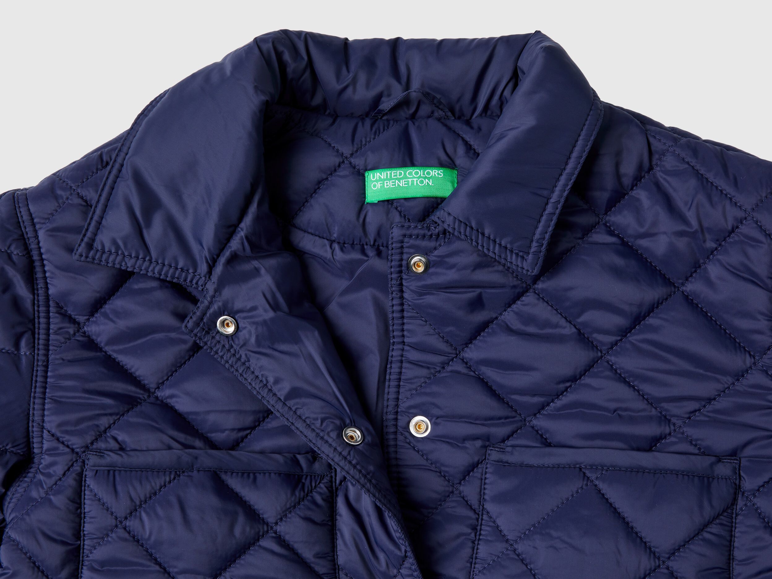 Benetton sales quilted jacket
