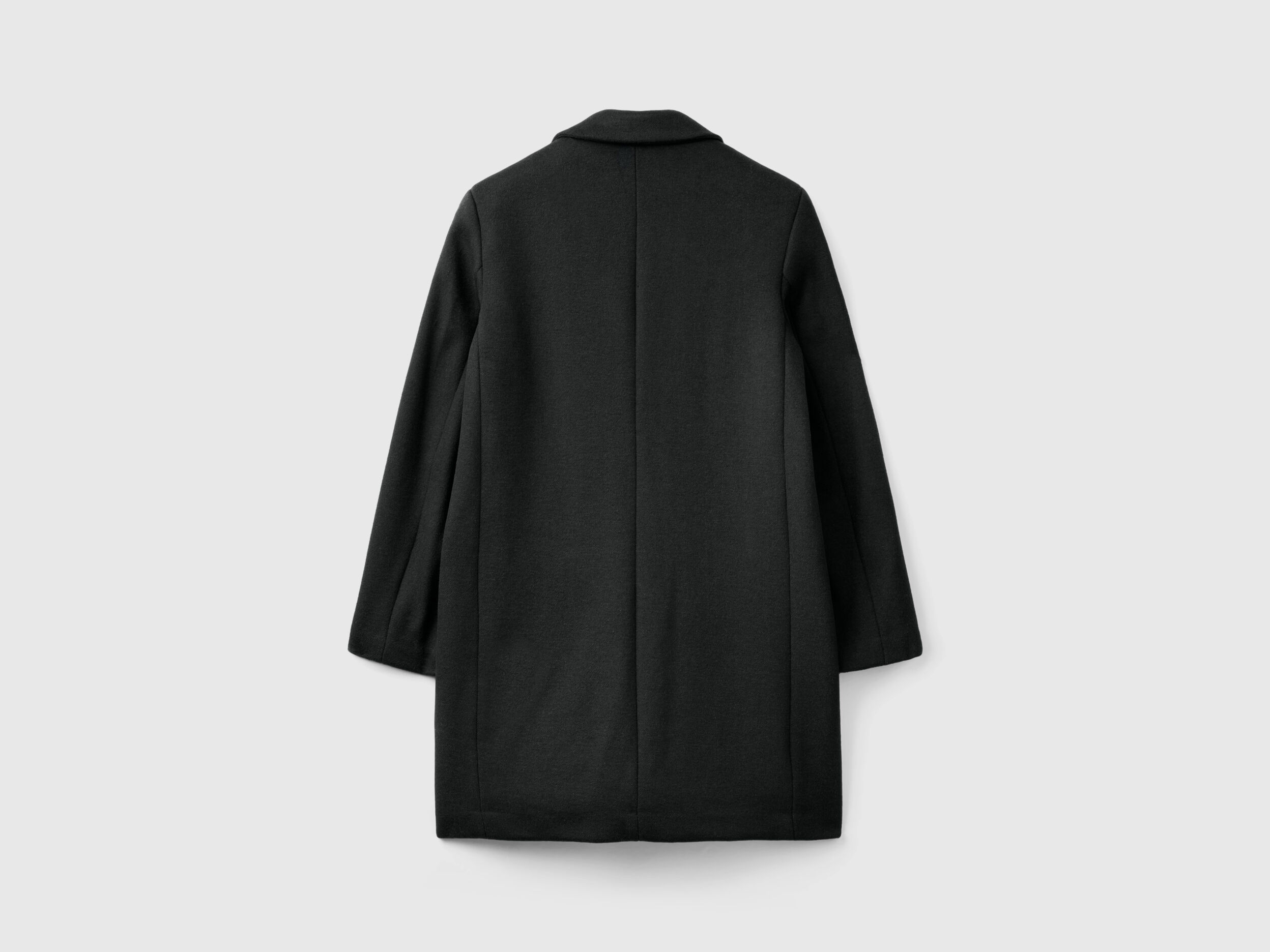Short black wool jacket 2025