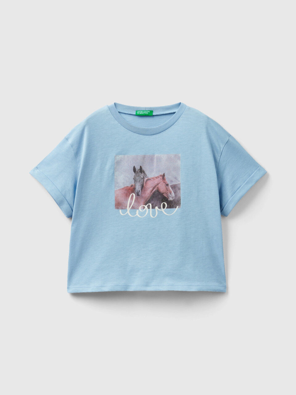 Benetton t top shirt bambina
