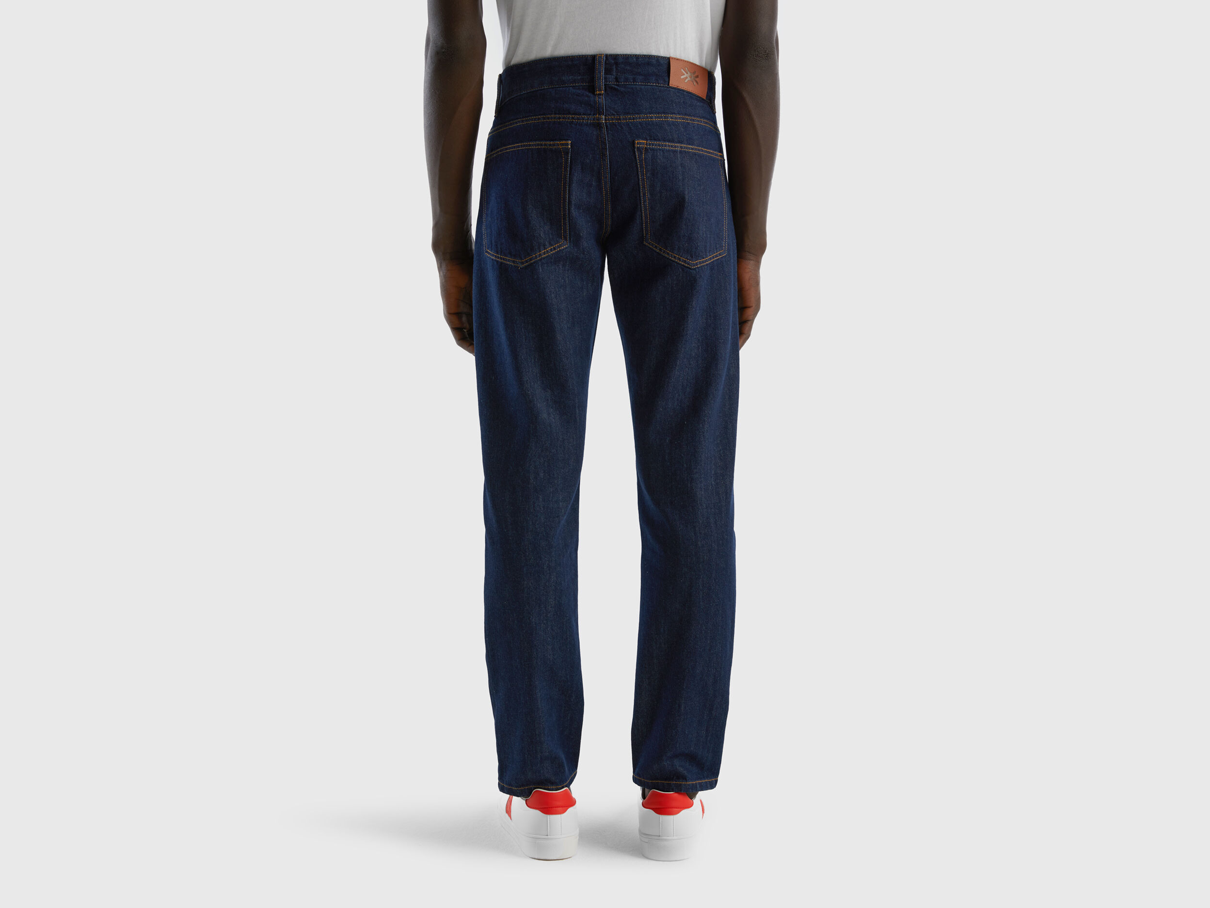 Denim Couture Flared Jeans Deep Blue Cotton Denim | DIOR