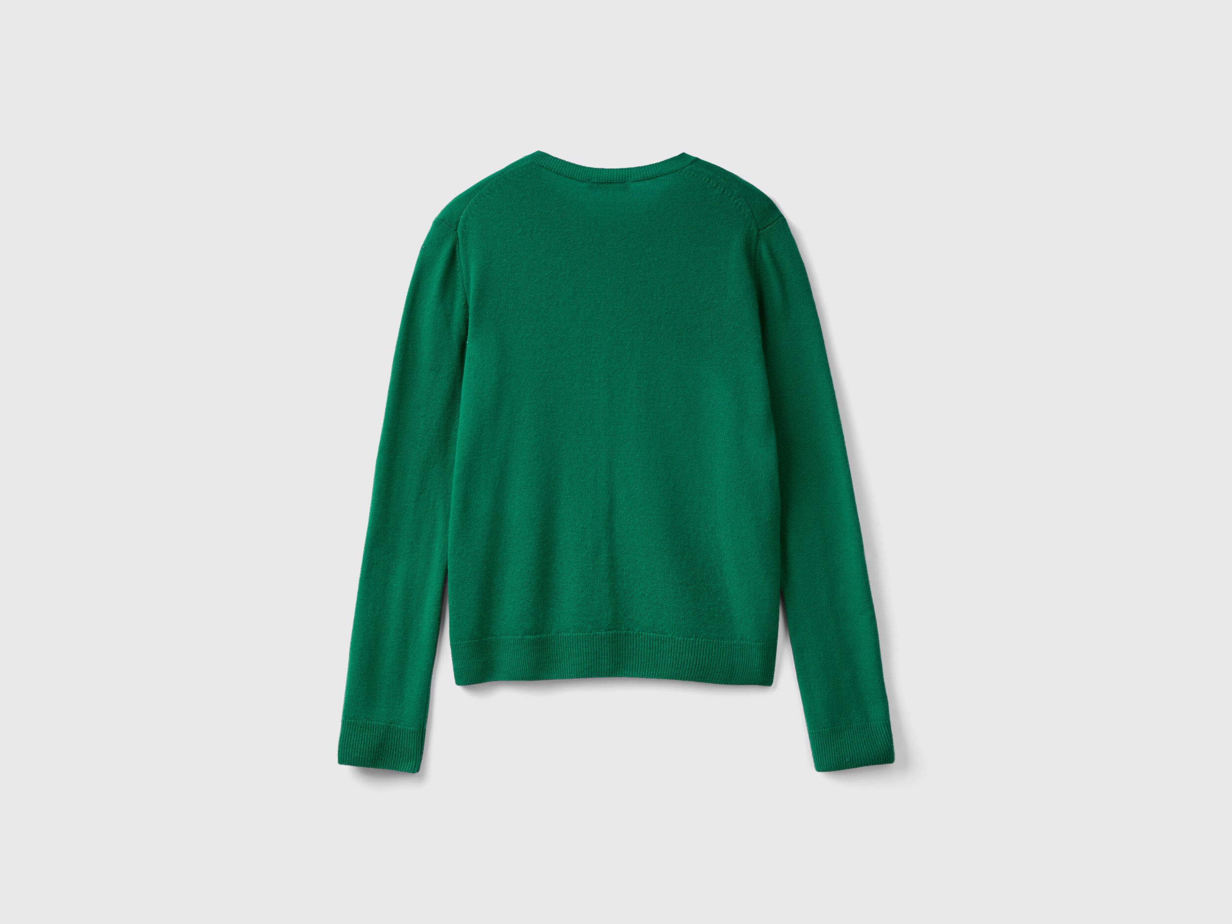 Forest green cheap crew neck