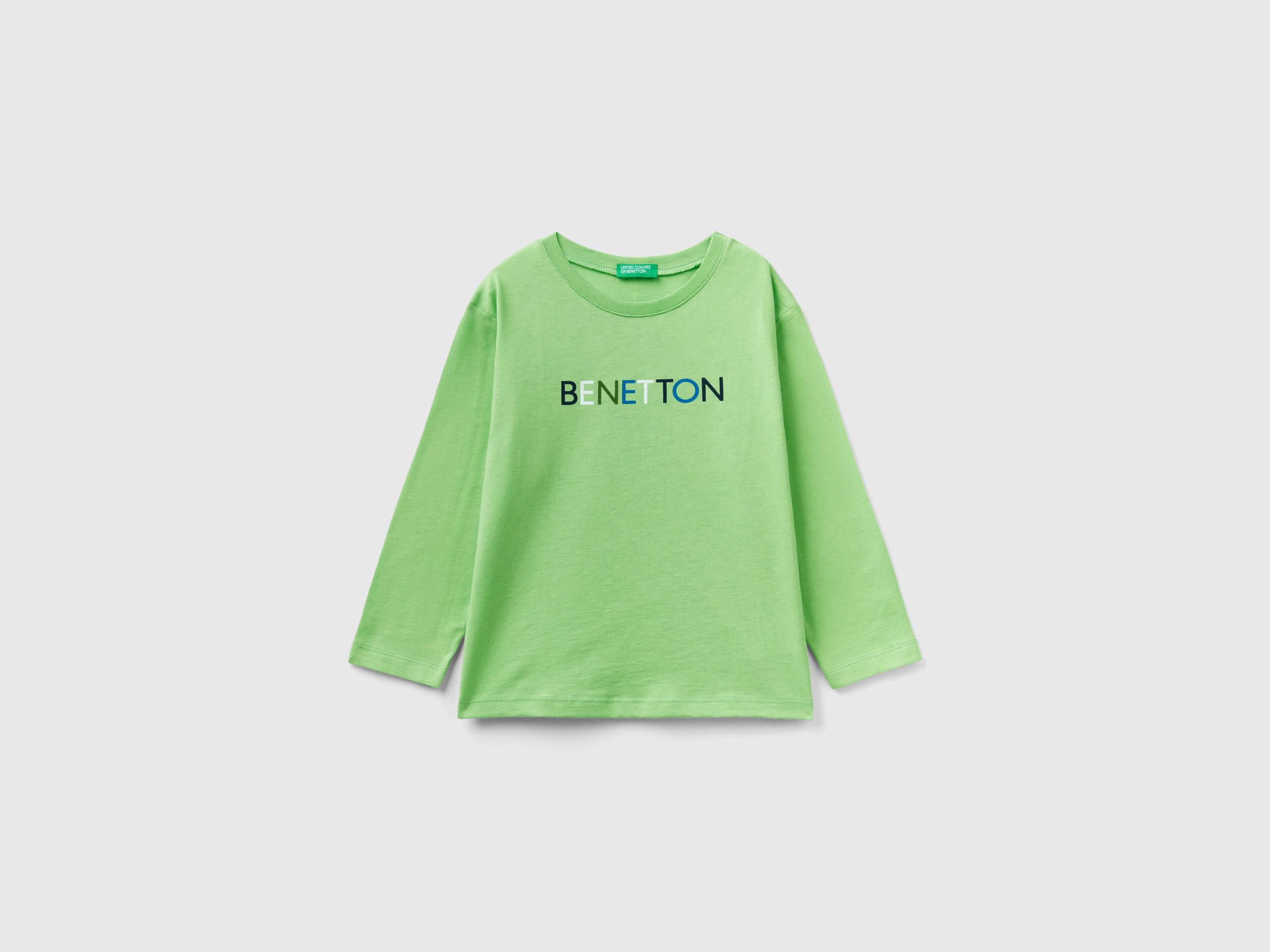 Camisetas manga larga niño benetton 2025