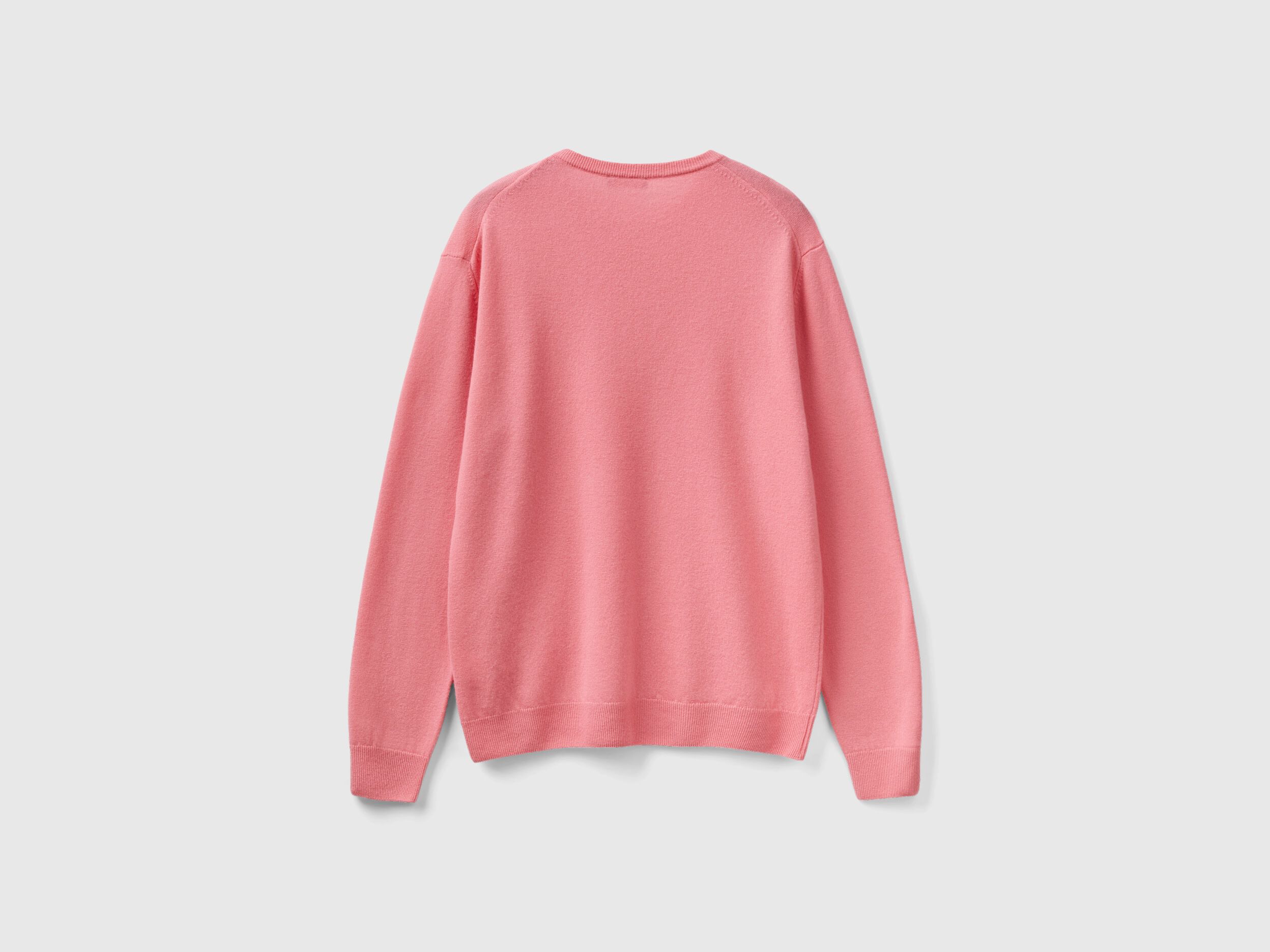 Salmon pink sweater top mens
