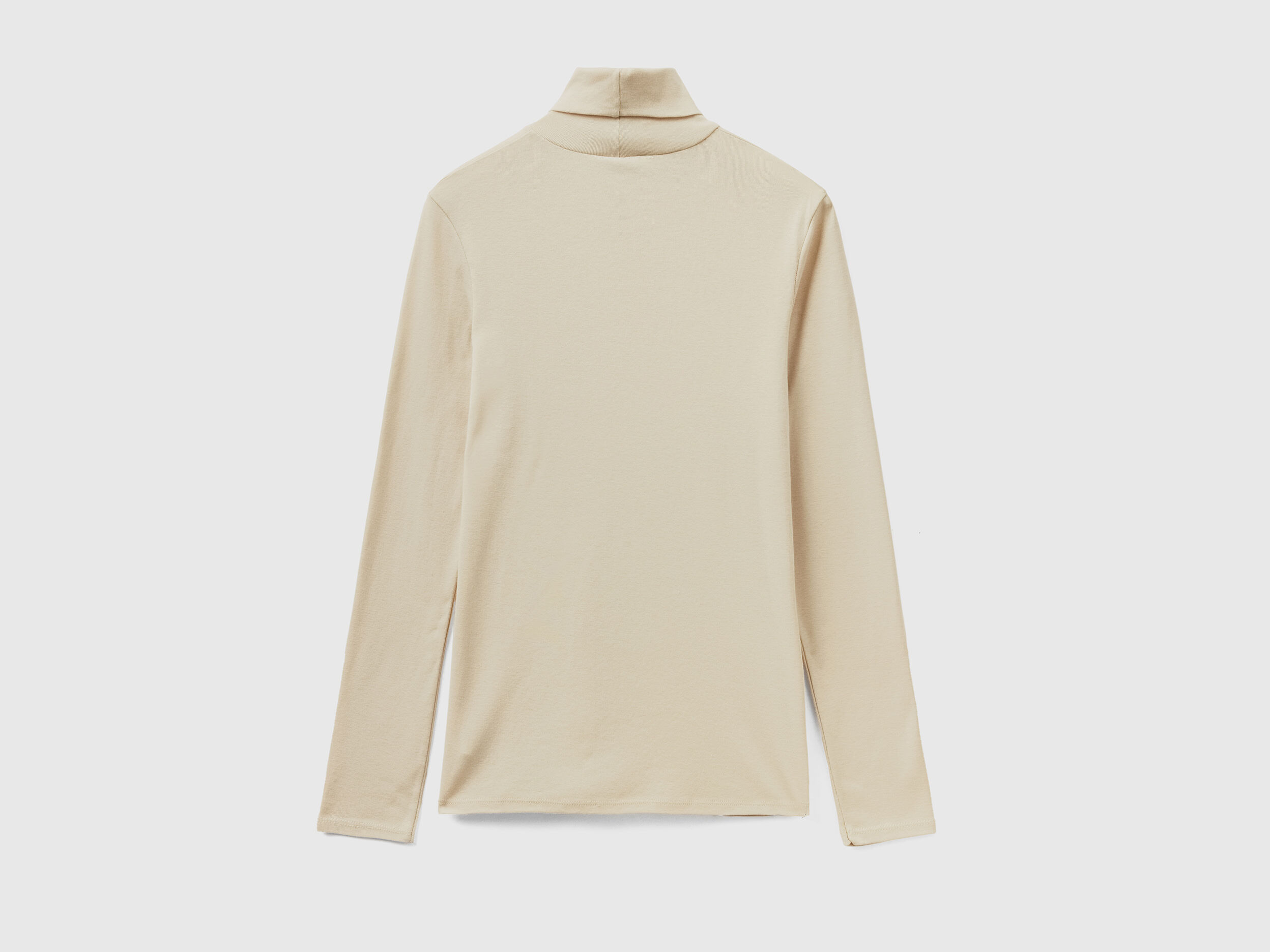 Polo manga larga mujer benetton discount