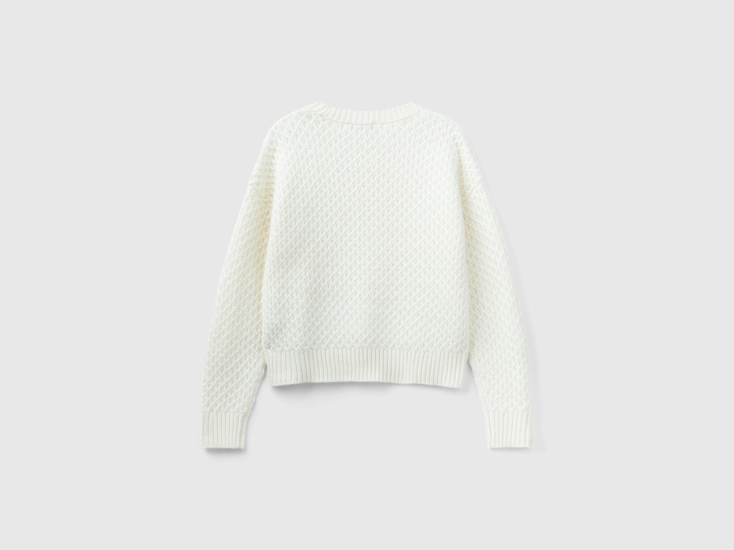 White knitwear jumper online