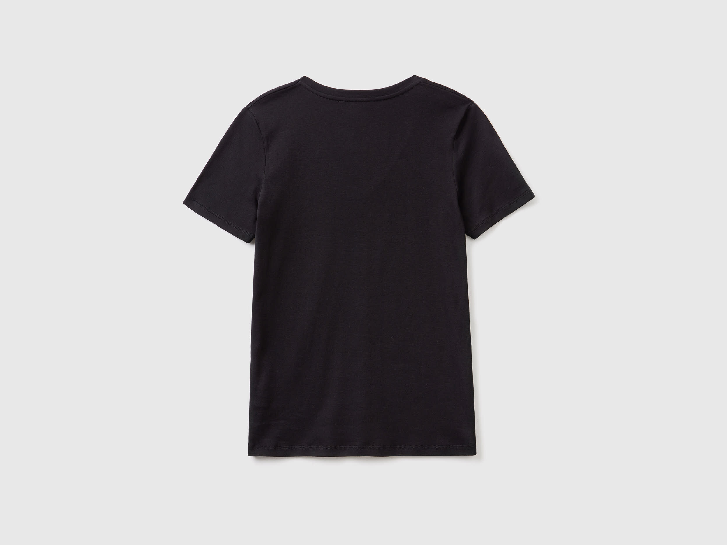 Pure cotton t shirt with V neck