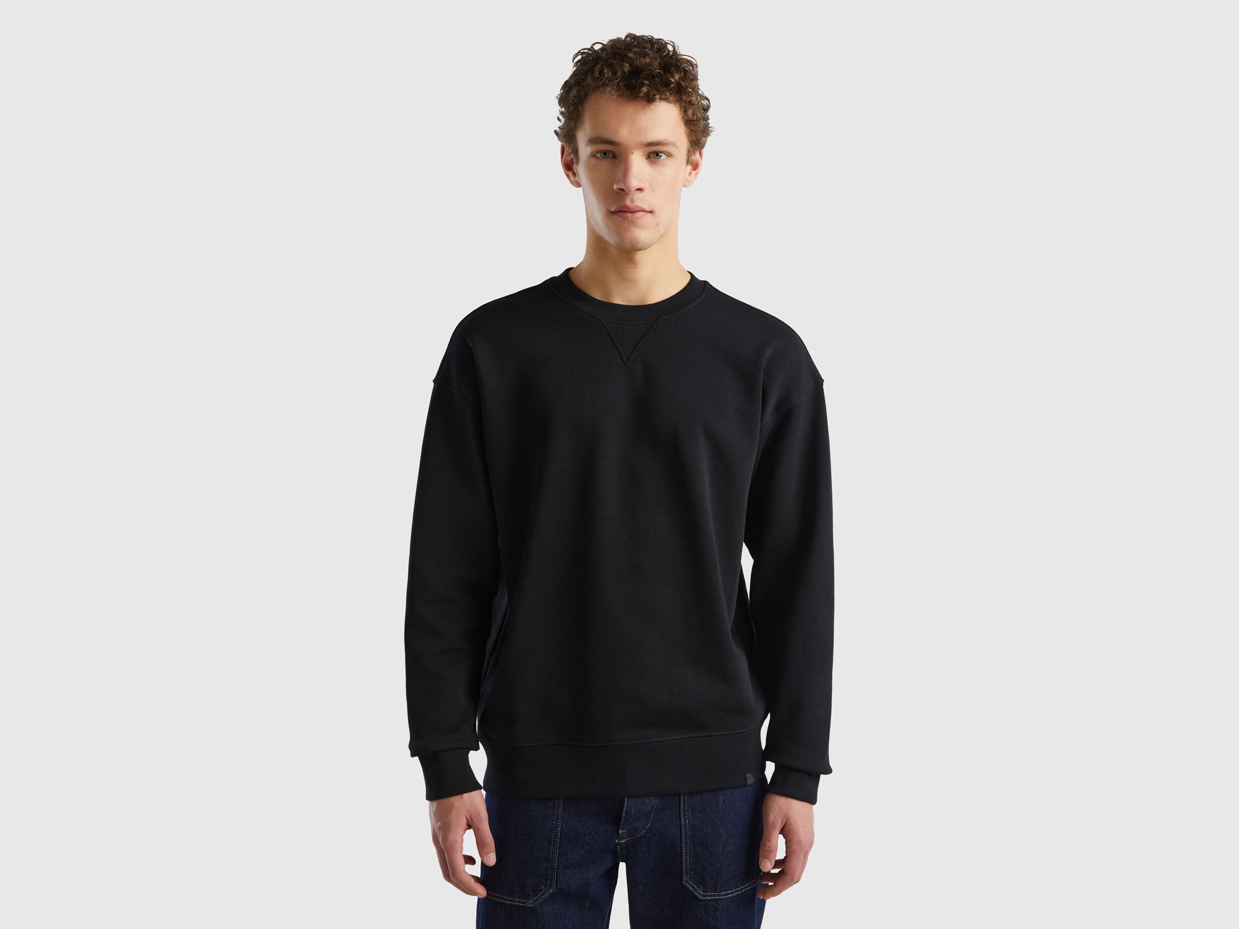 100 cotton hot sale crewneck sweatshirt