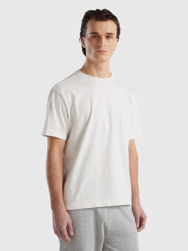 100% organic cotton crew neck t-shirt Men