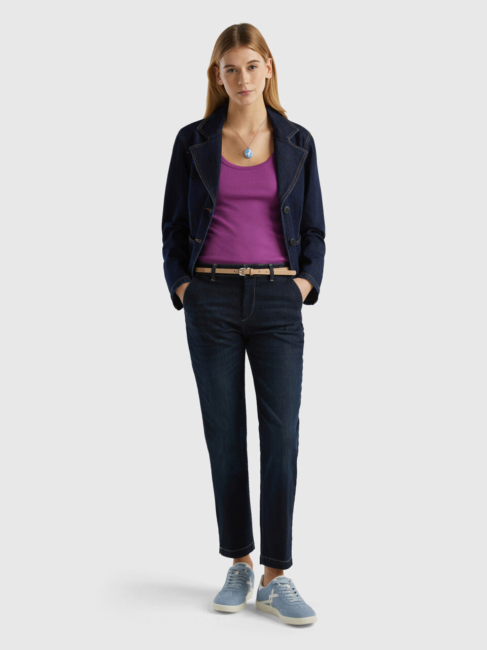 Pantalones chinos sales mujer benetton