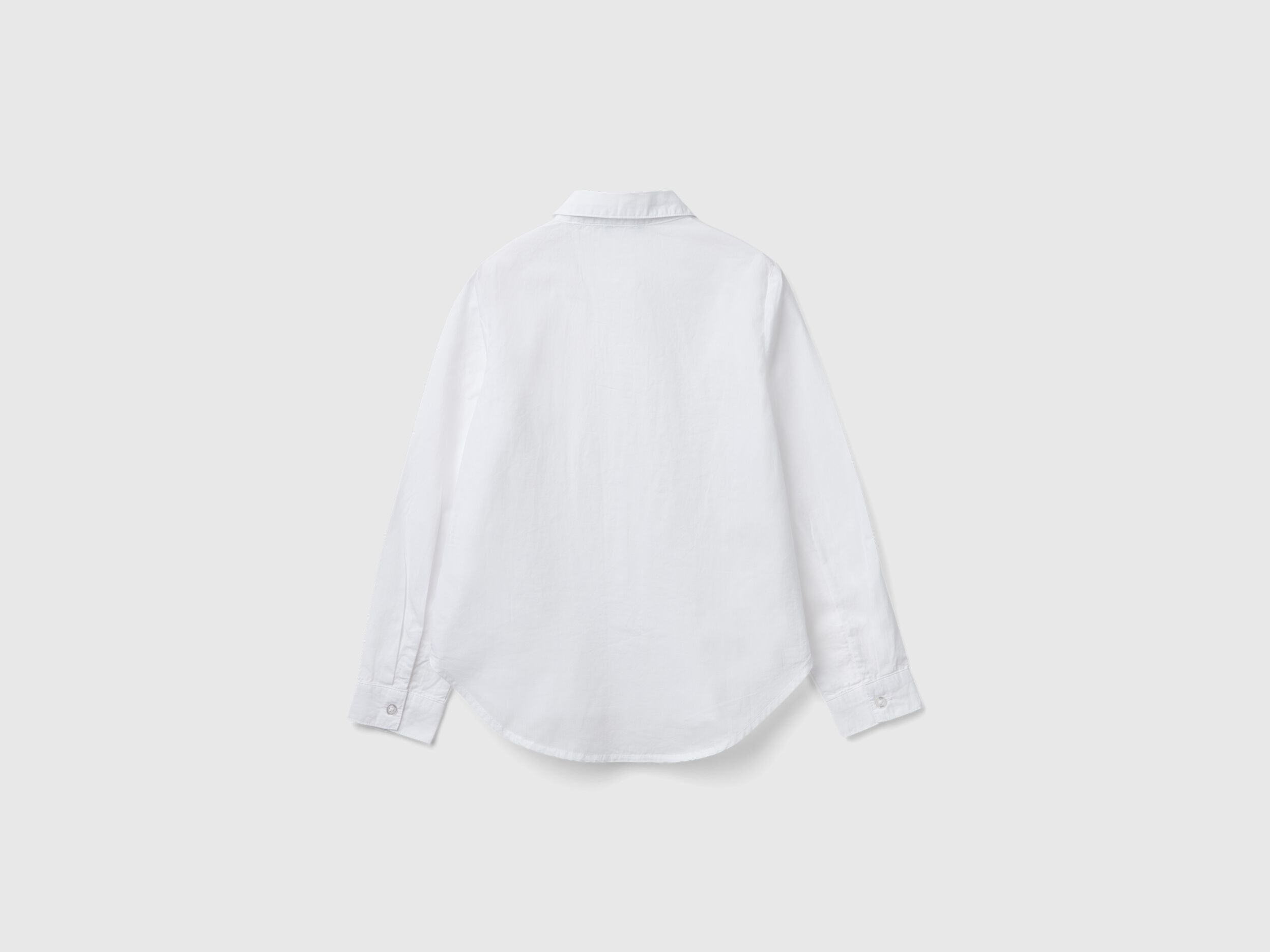 Camisa blanca benetton top