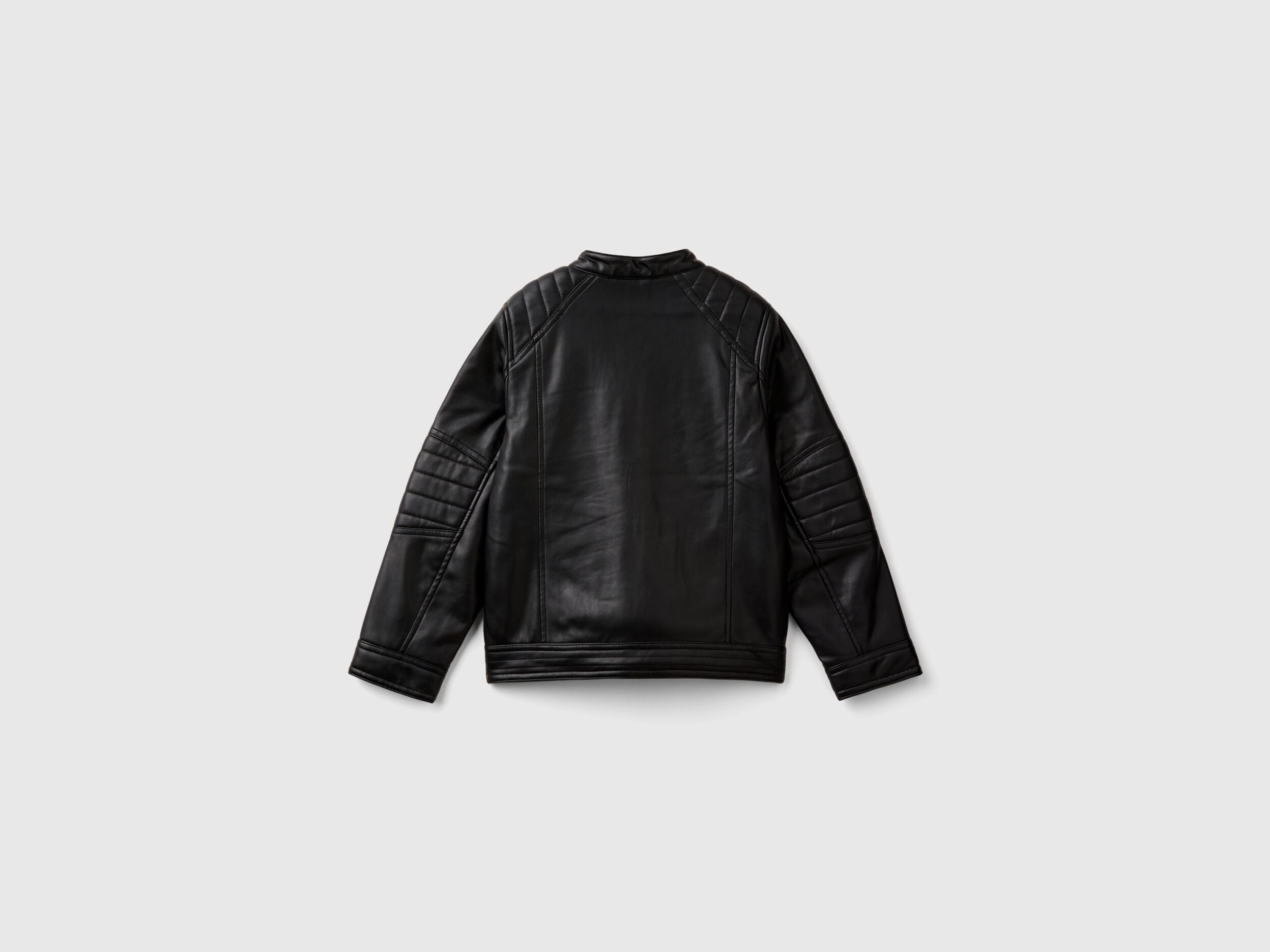 Juniors black faux leather jacket deals