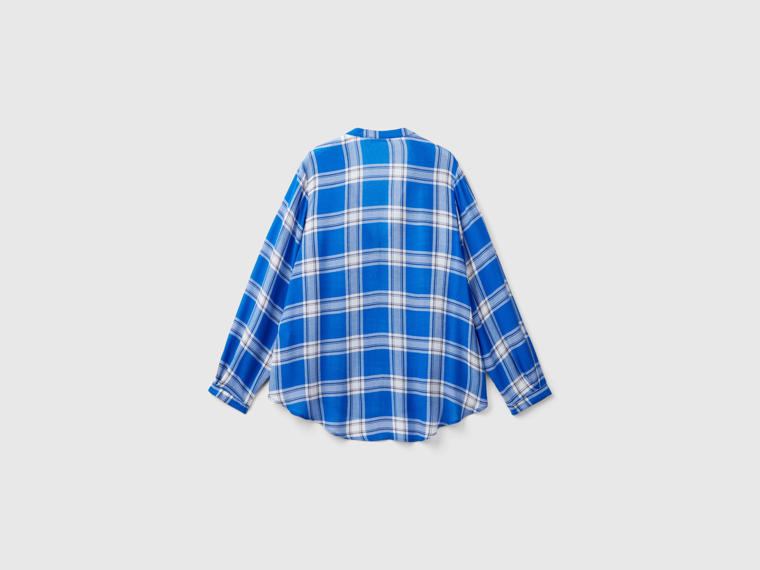 超特価SALE開催！ check Flowy shirt Benetton | Multi-color - トップス