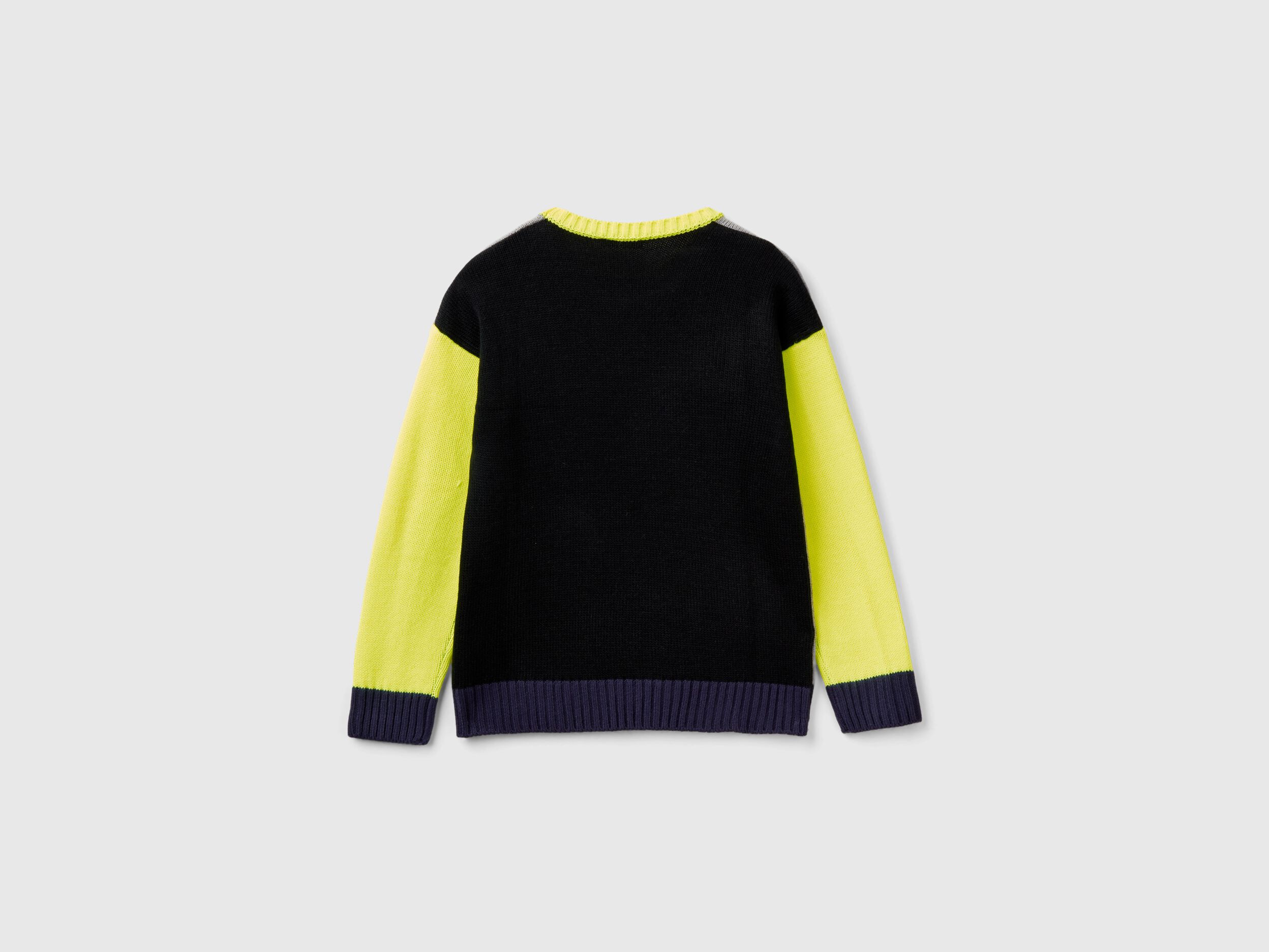 Color block sweater