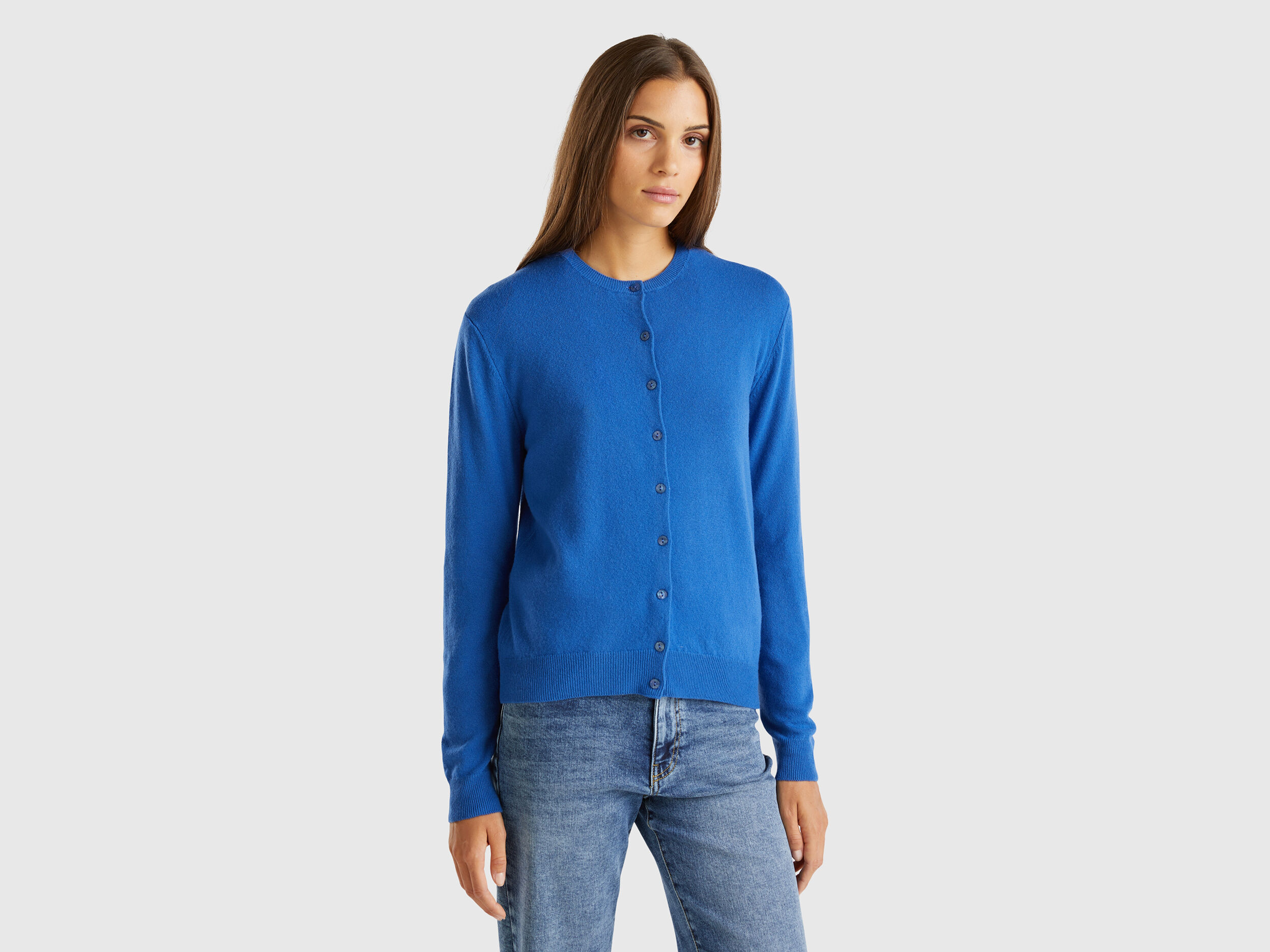 Merino Wool Cardigans Women 2024 Benetton