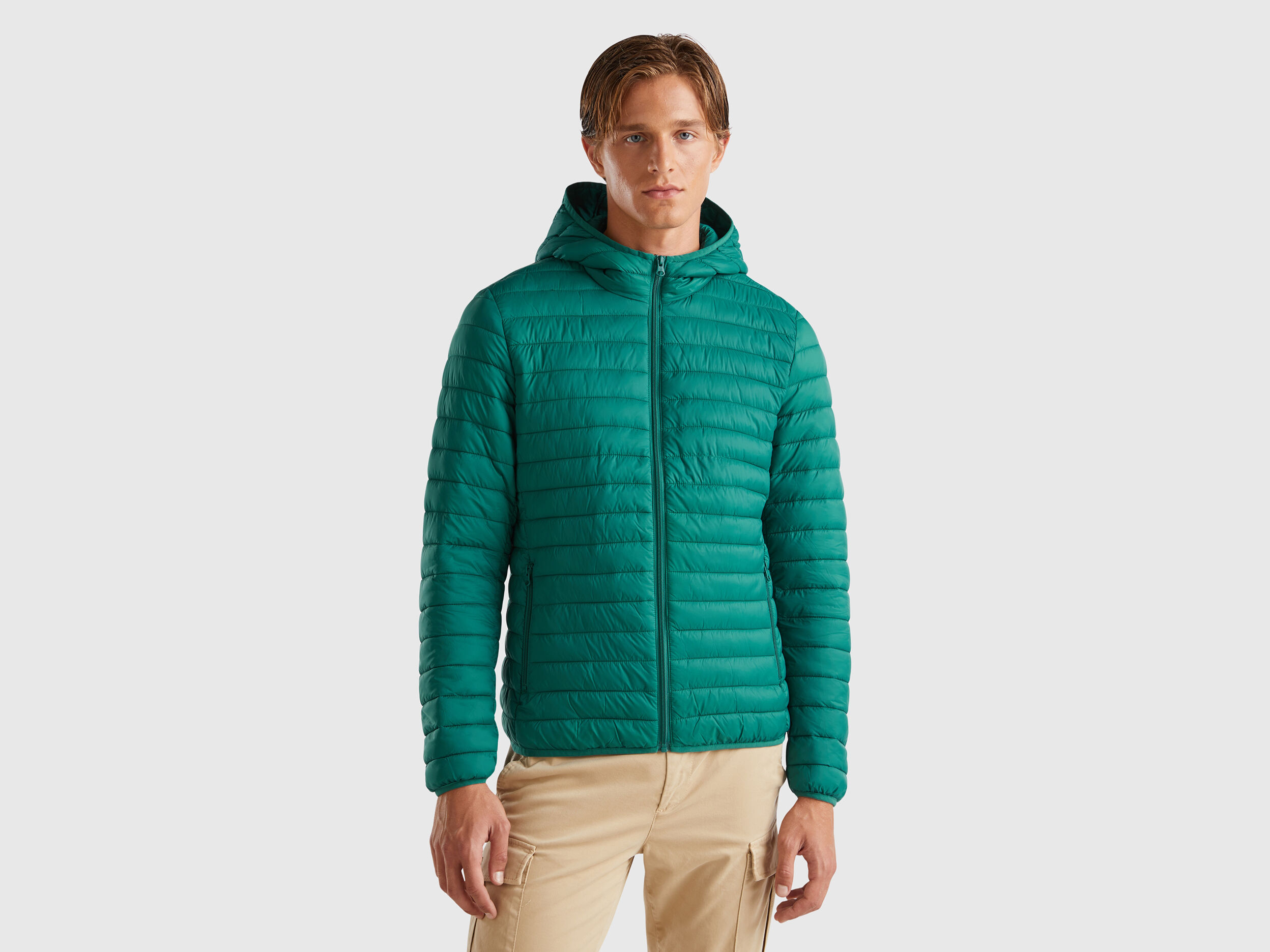 Plumiferos Acolchados Hombre Nueva Coleccion 2024 Benetton
