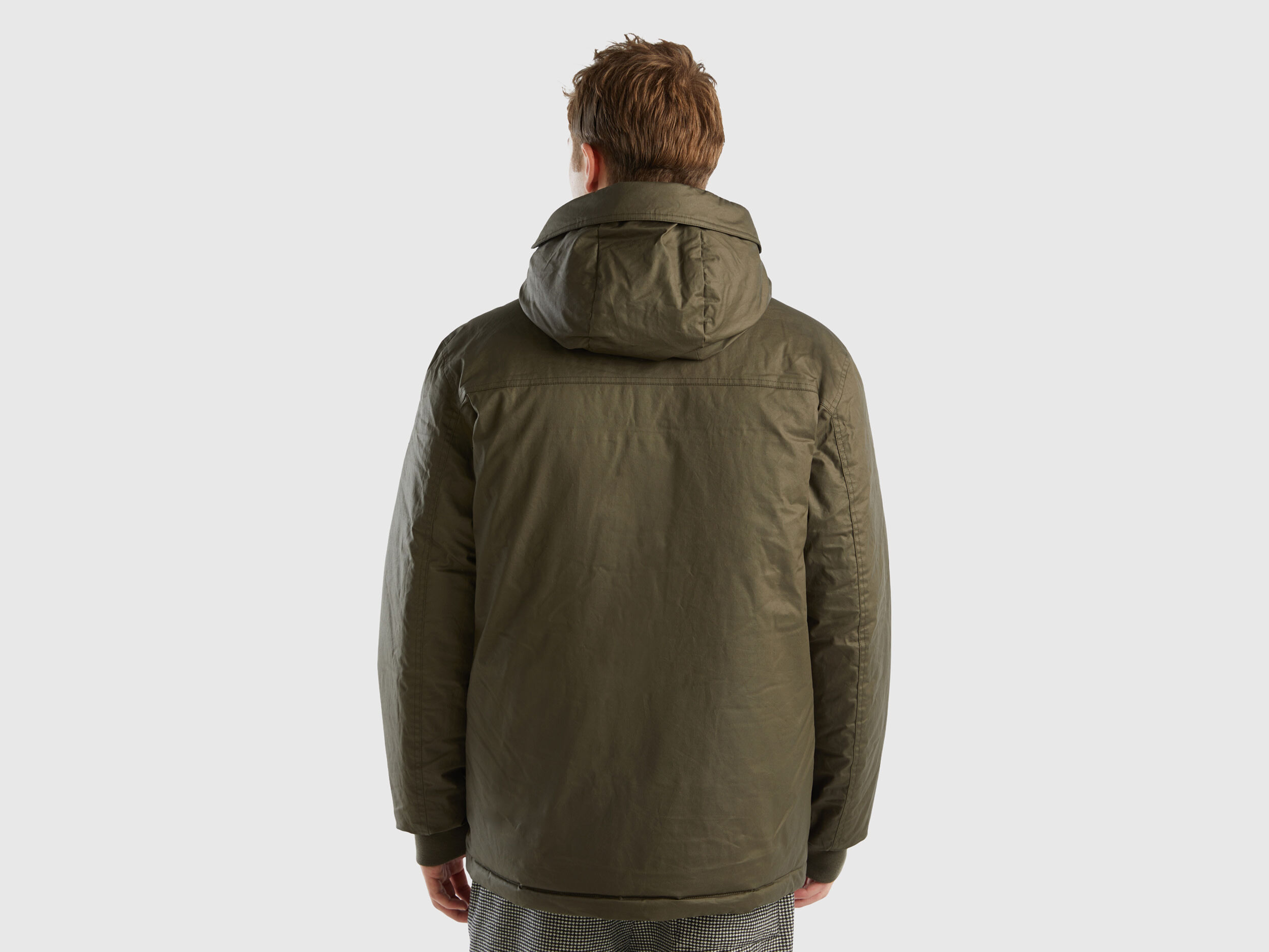 Cropped parka jacket mens sale