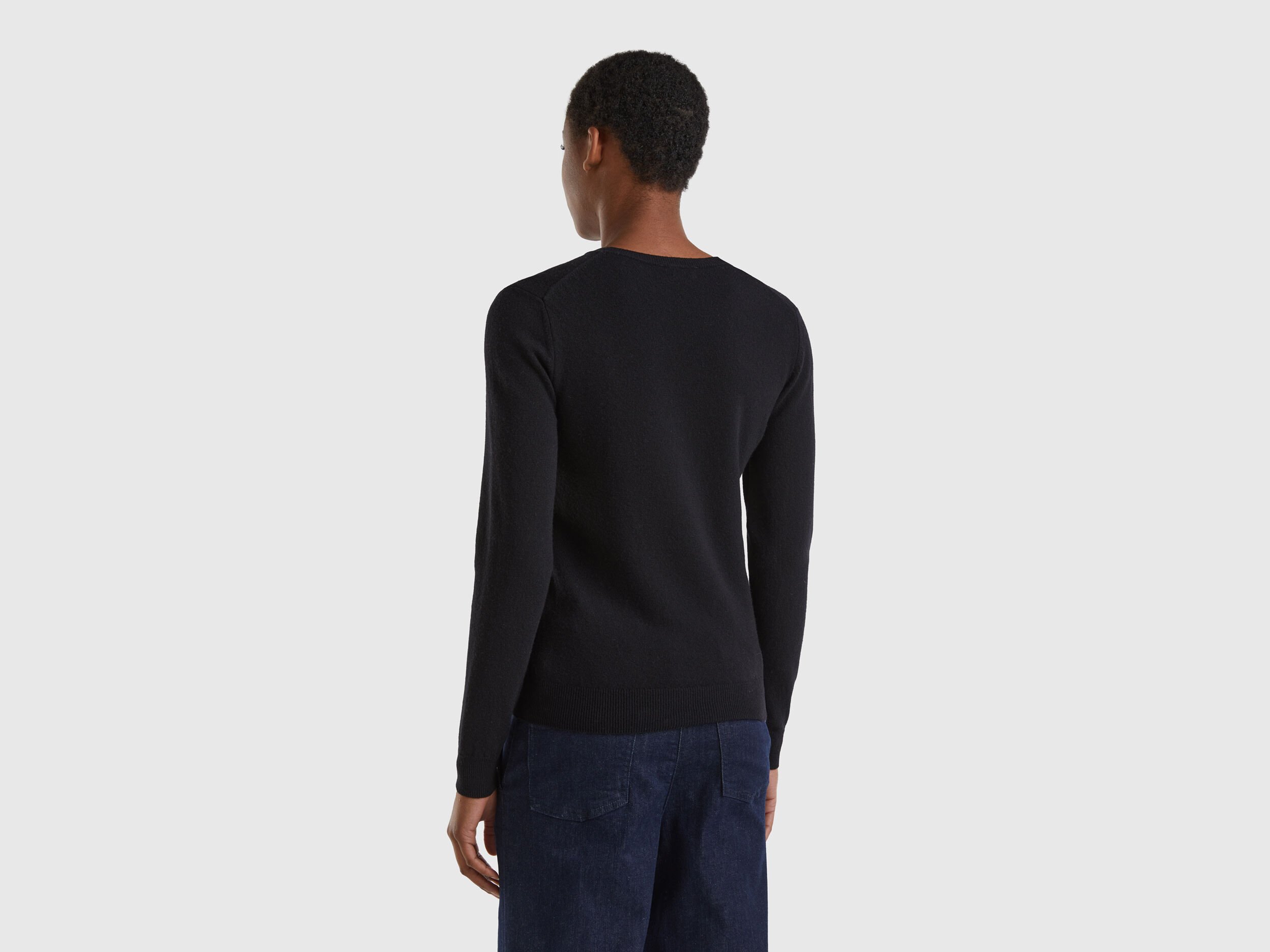 Women's wool online crew neck sweater