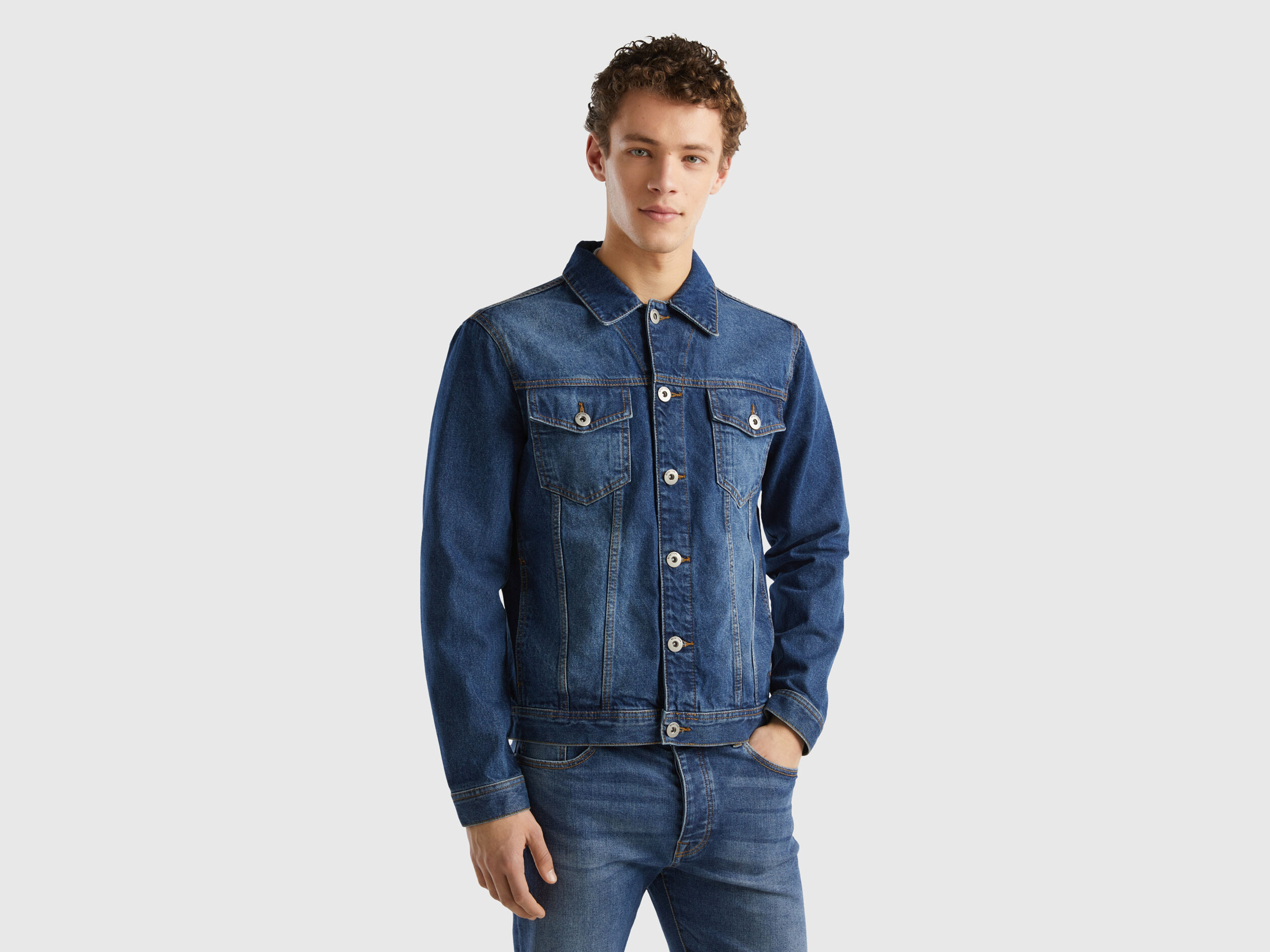 Benetton jean new arrivals jacket