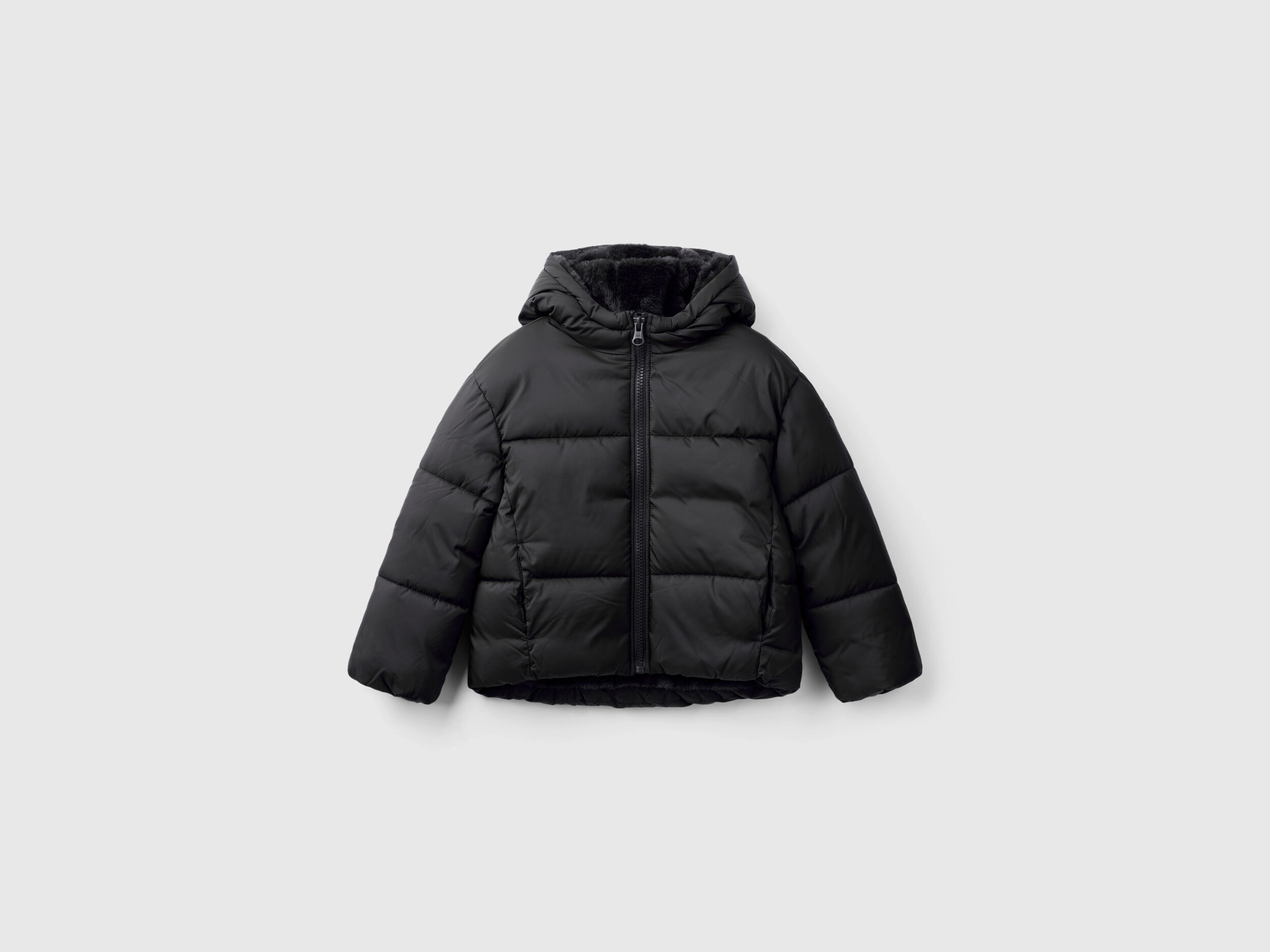 Girls black bubble coat deals