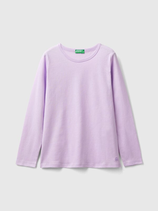 Long sleeve t-shirt in organic cotton Junior Girl