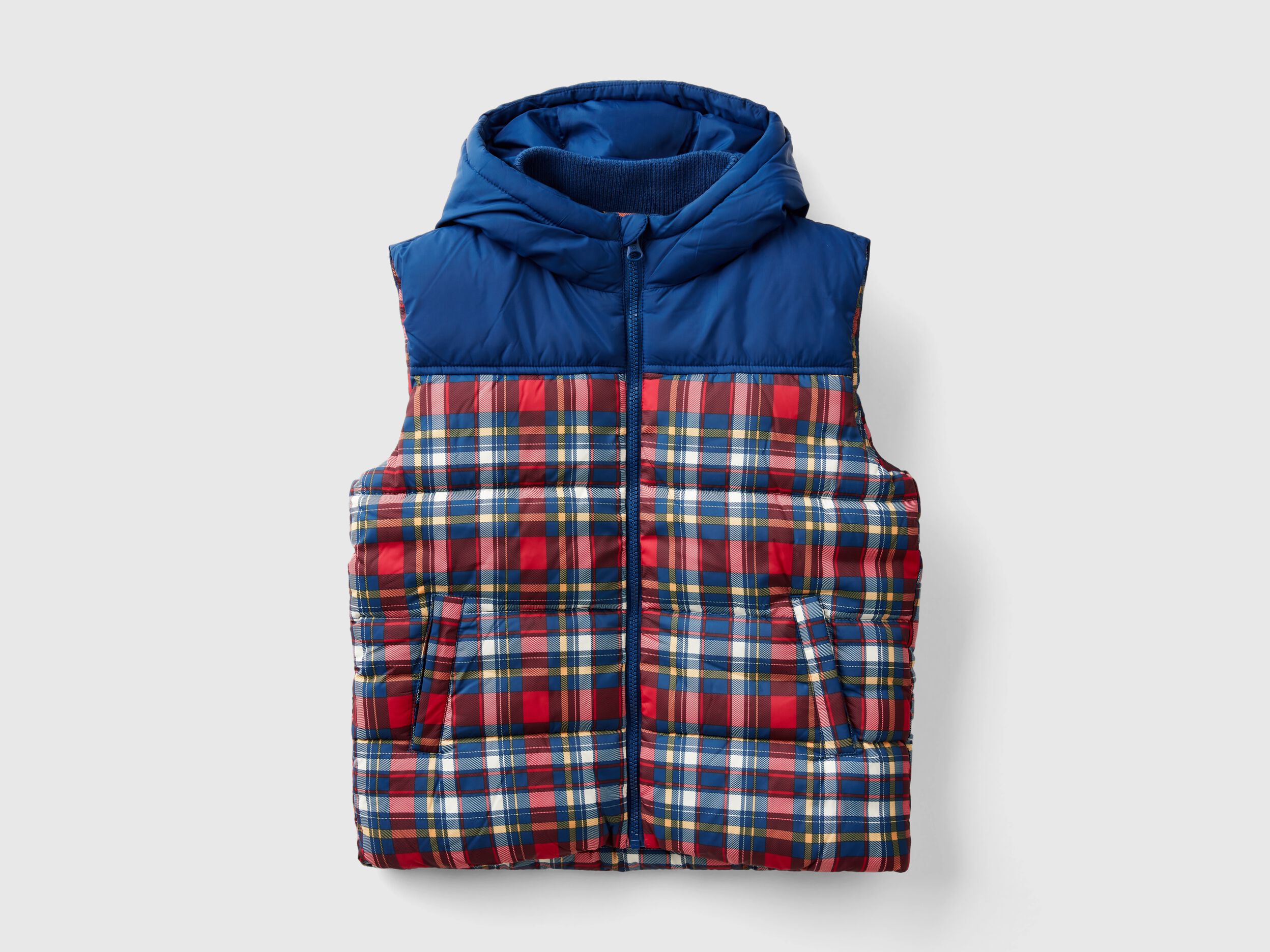 Junior Boys Sleeveless Puffer Jackets Collection Benetton