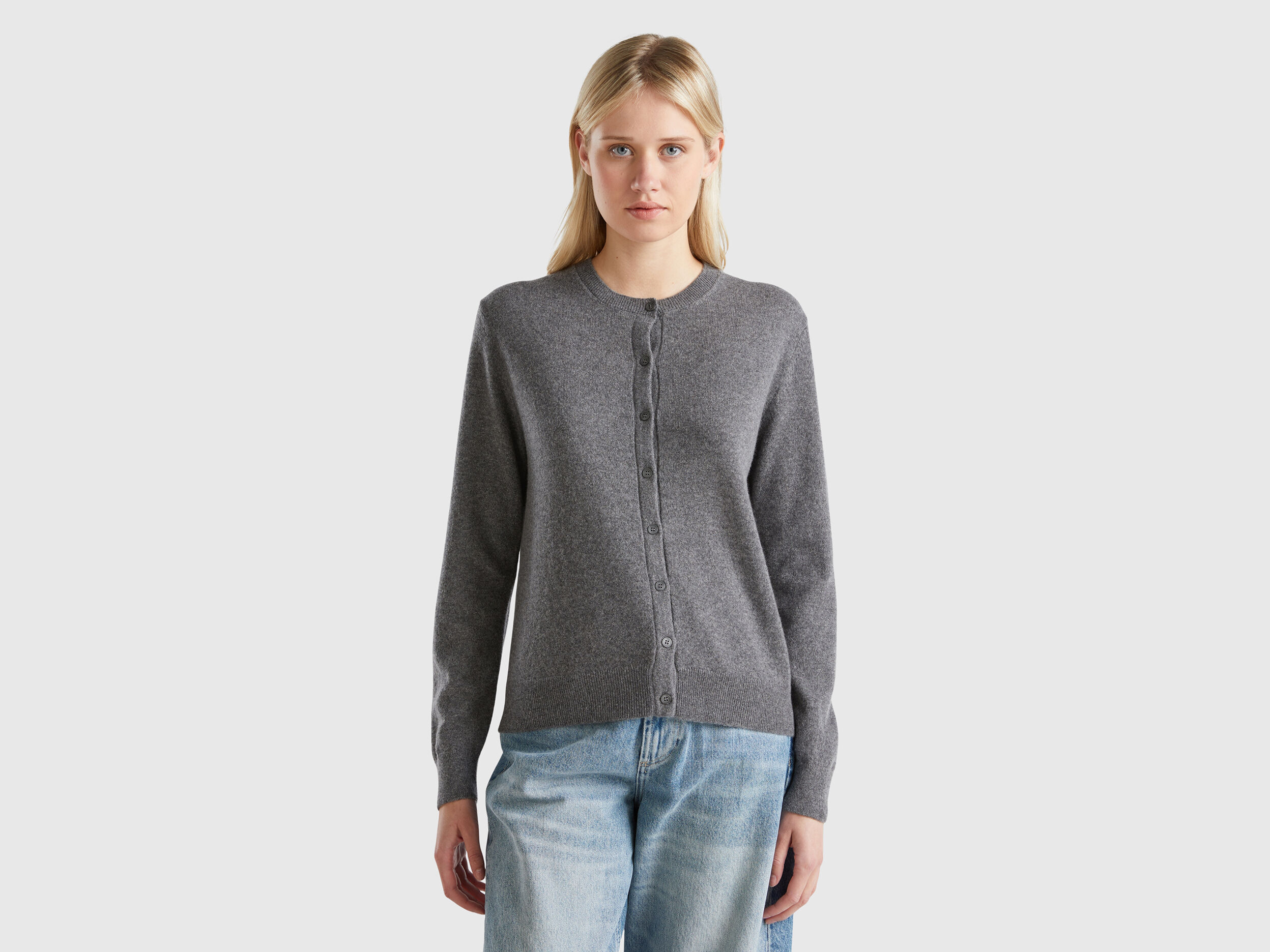 Benetton cashmere blend cardigan sales
