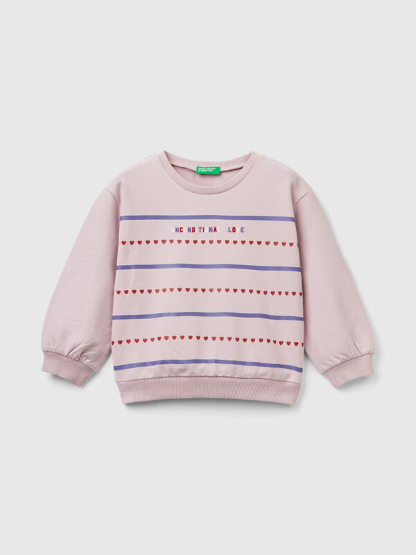 Kid Girls\' Sweatshirts 2023 Collection without | Benetton hood