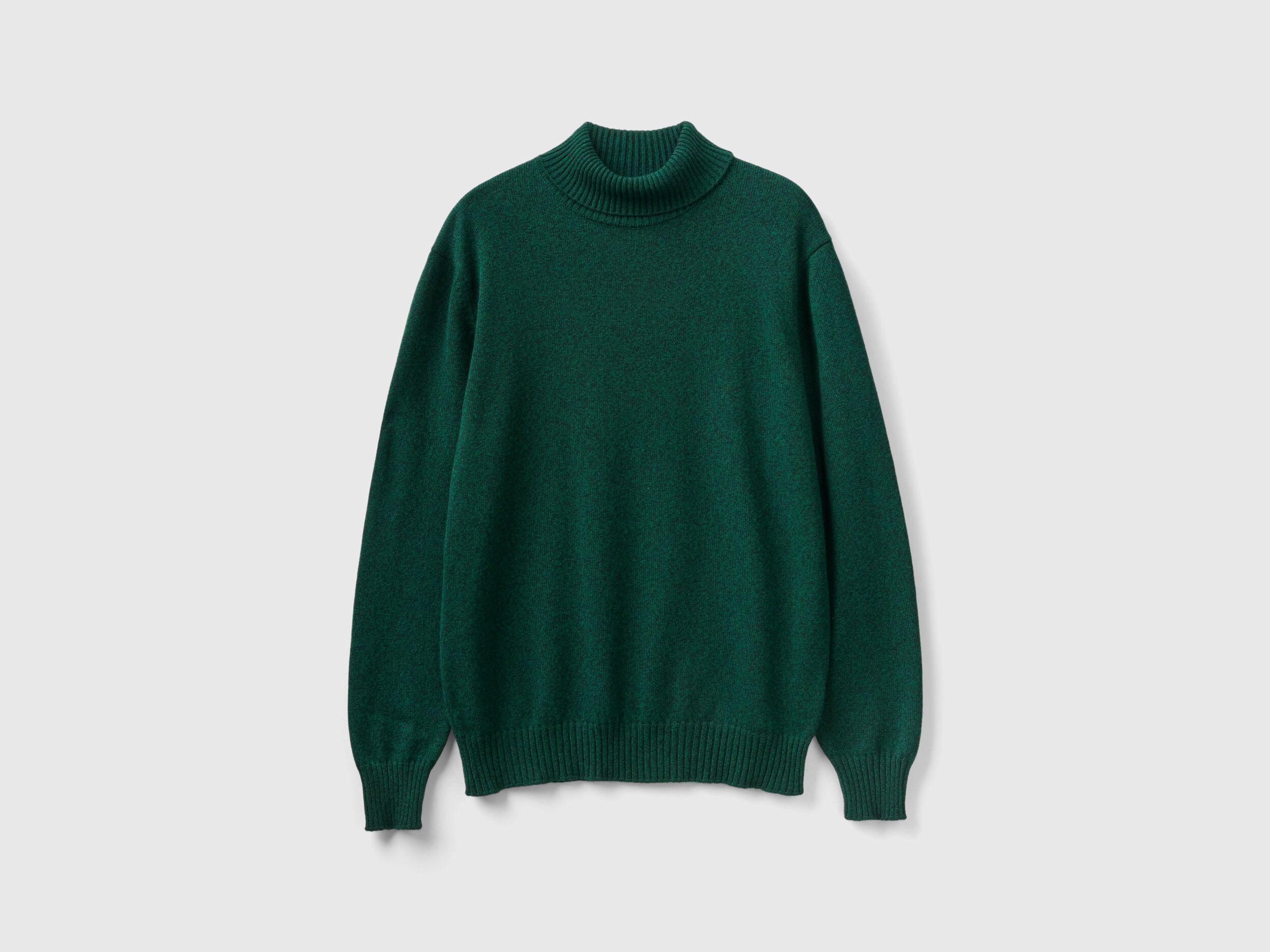 Emerald green turtleneck sweater online
