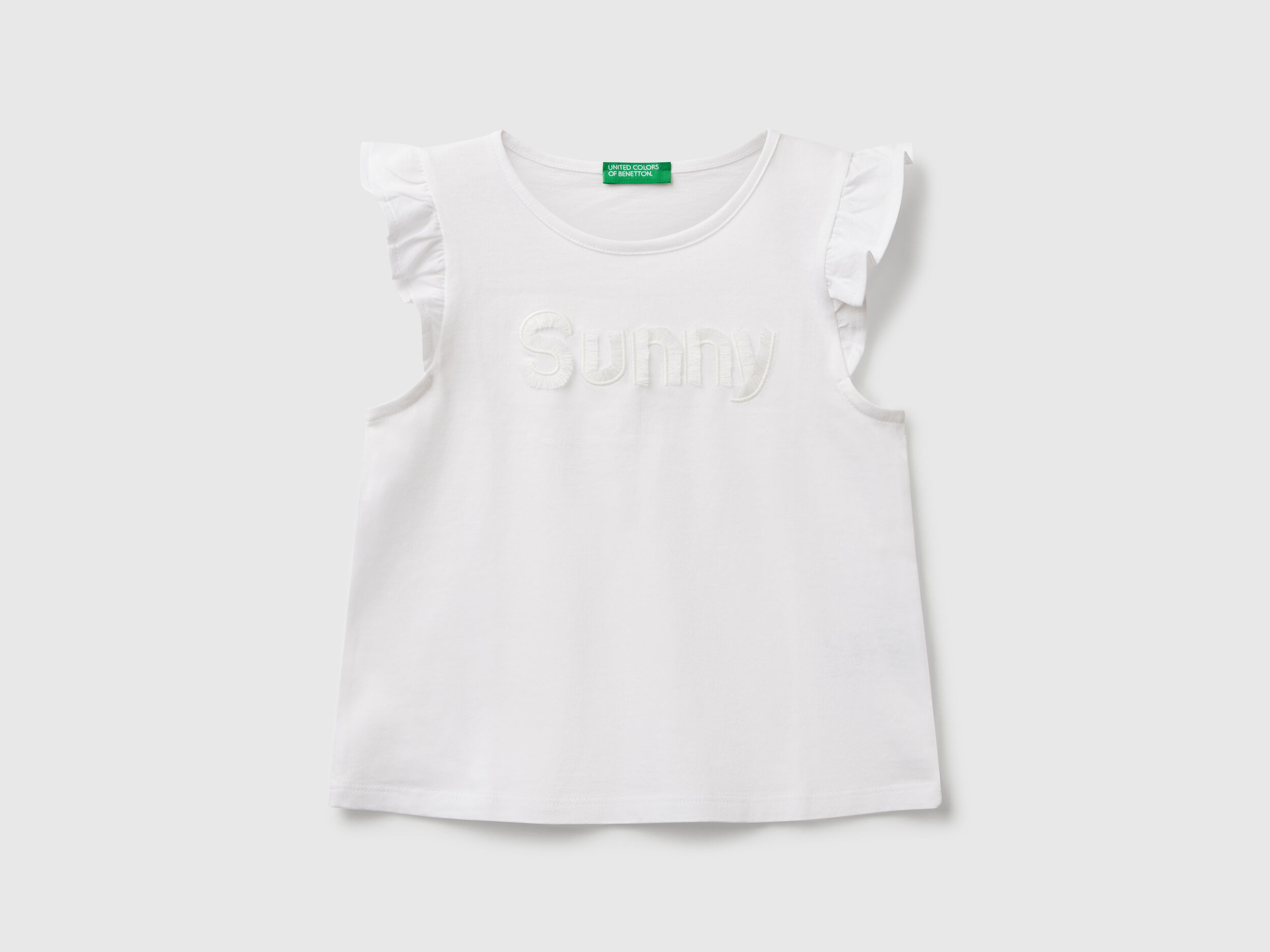 New Total White Looks for Little Girls | Benetton