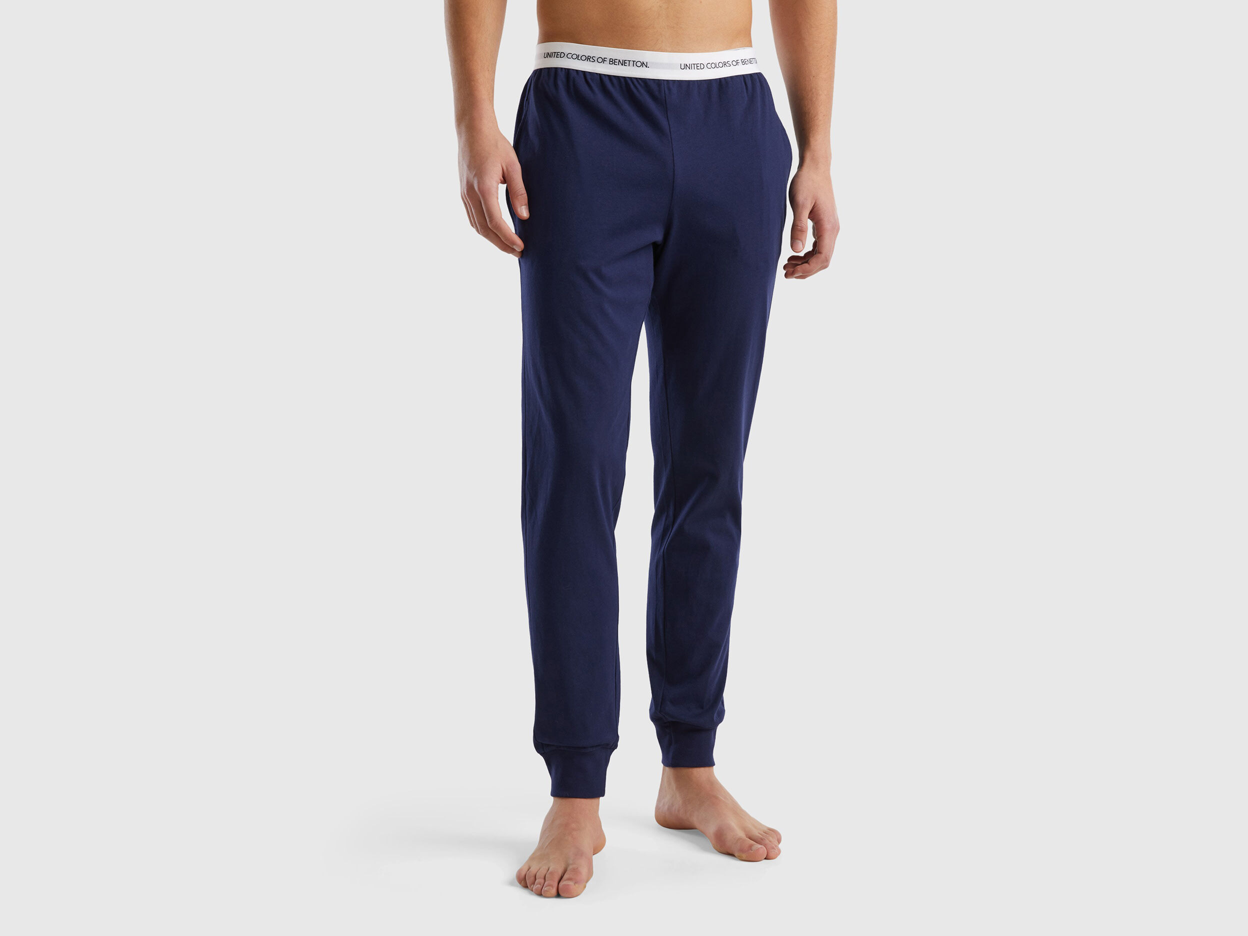 BENETTON Straight fit velvet trousers | Emporium