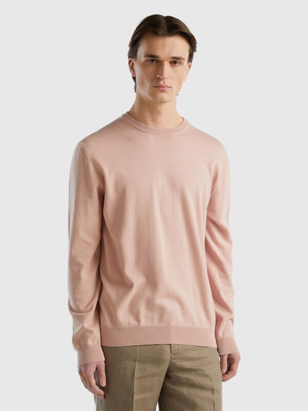 Light Sweatshirt Men Pink Sweatshirt Usa Crewneck Crewneck