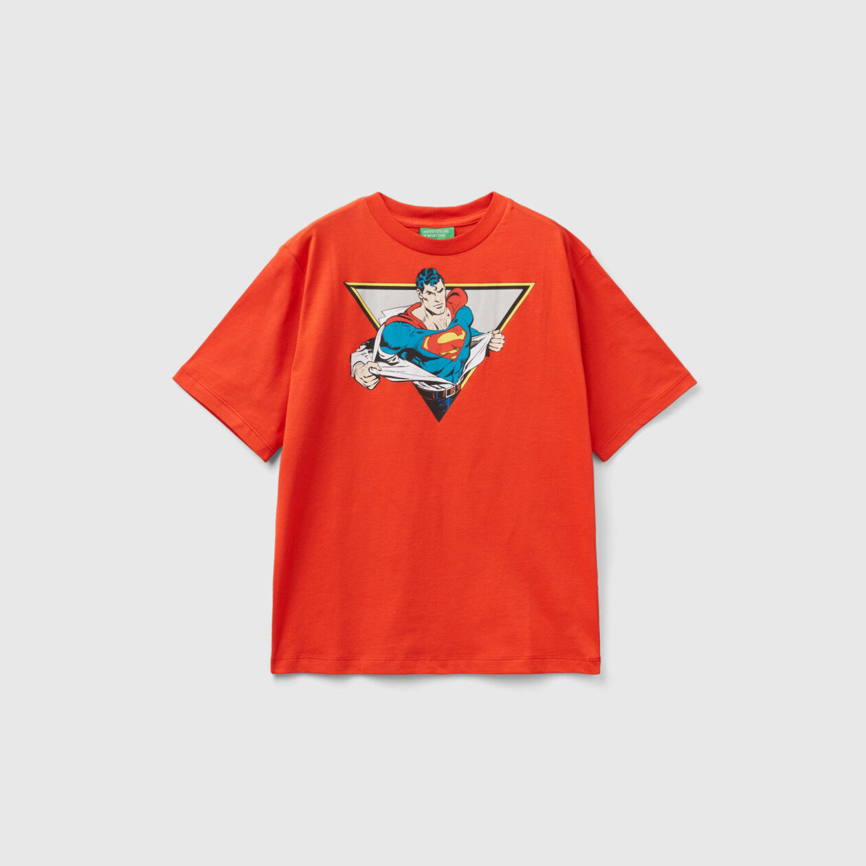 Red superman hot sale shirt