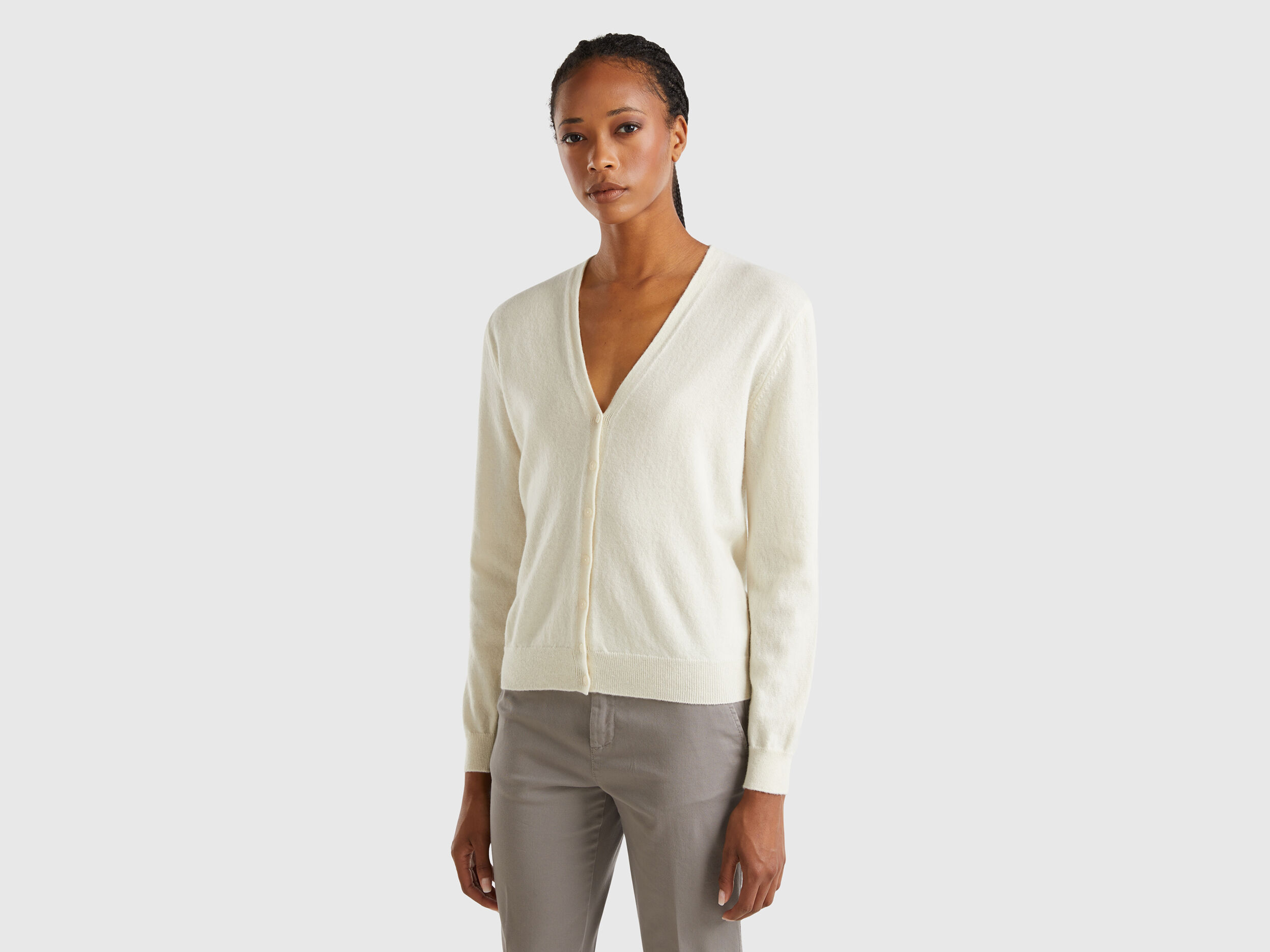 Merino Wool Cardigans Women Benetton