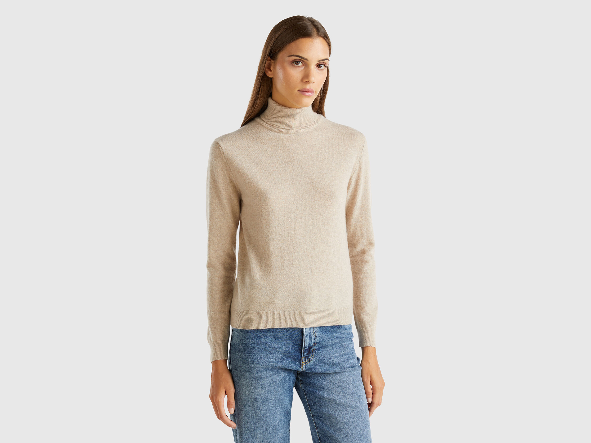 Women s High Neck Sweaters New Collection 2024 Benetton