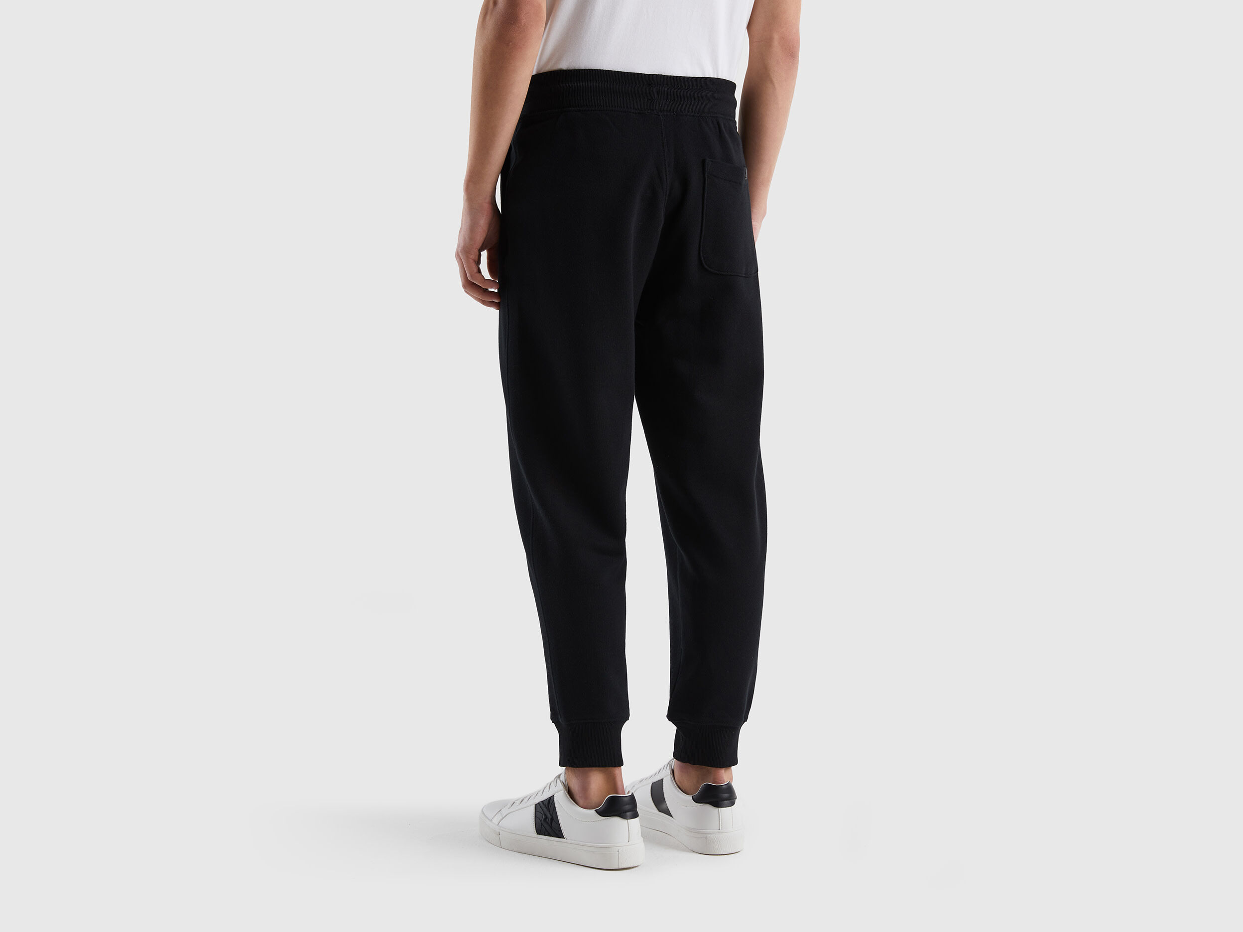 Sweat joggers in 100 cotton Black Benetton