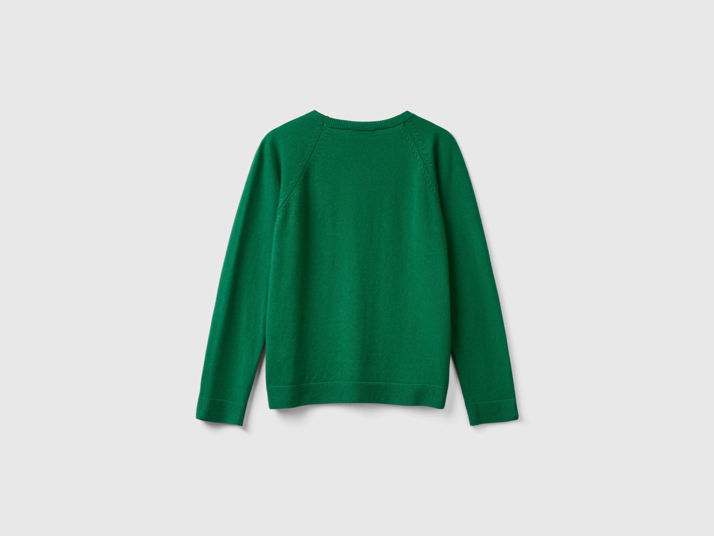 Green crew sales neck sweater