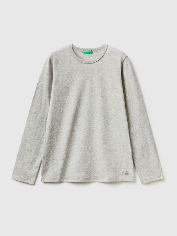 Toddler & Kids Long Sleeve Shirt – White – Premium 100% Cotton