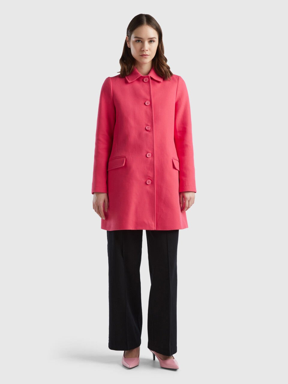 Benetton wool coat 2025