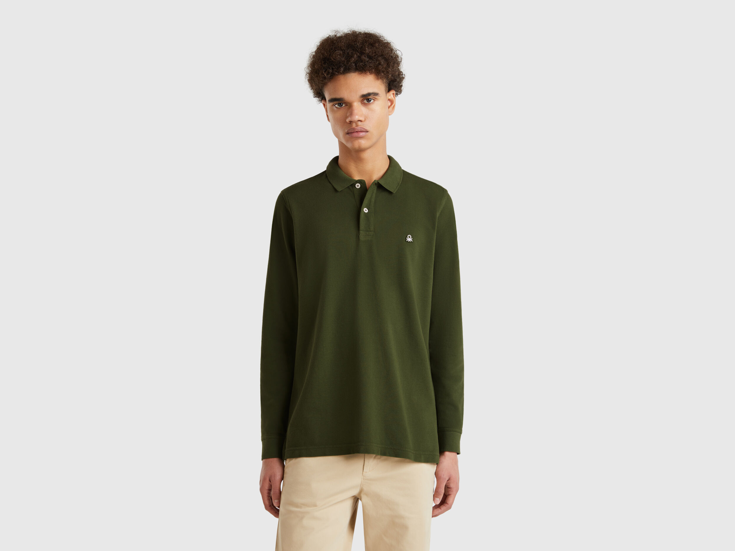 Men's Long Sleeve Polos New Collection | Benetton