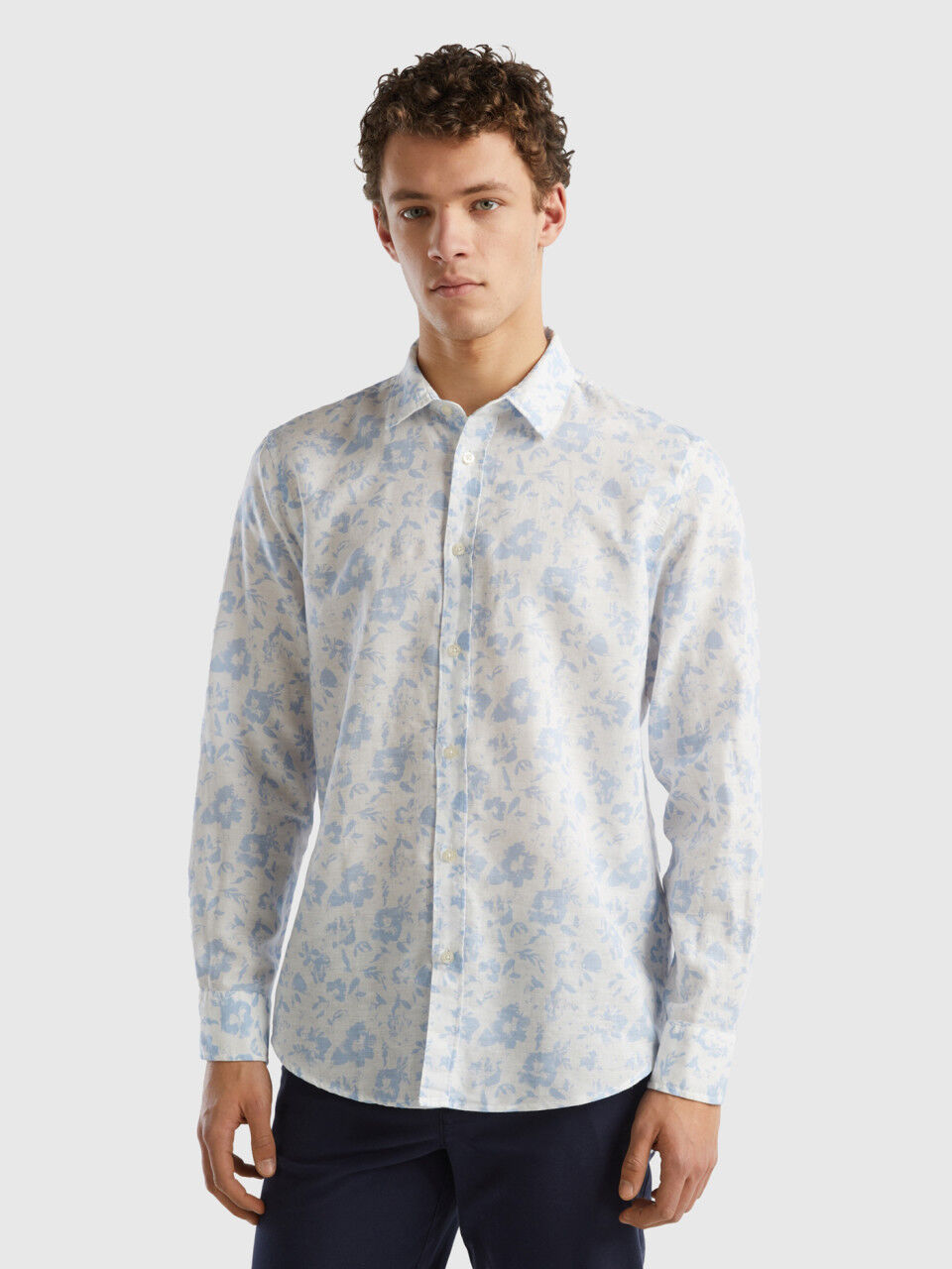 Men s Patterned Shirts New Collection 2024 Benetton