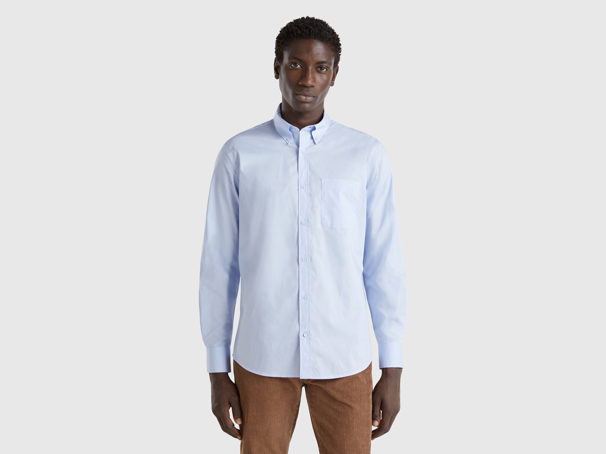 Camisa Lisa Hombre Nueva Coleccion Benetton