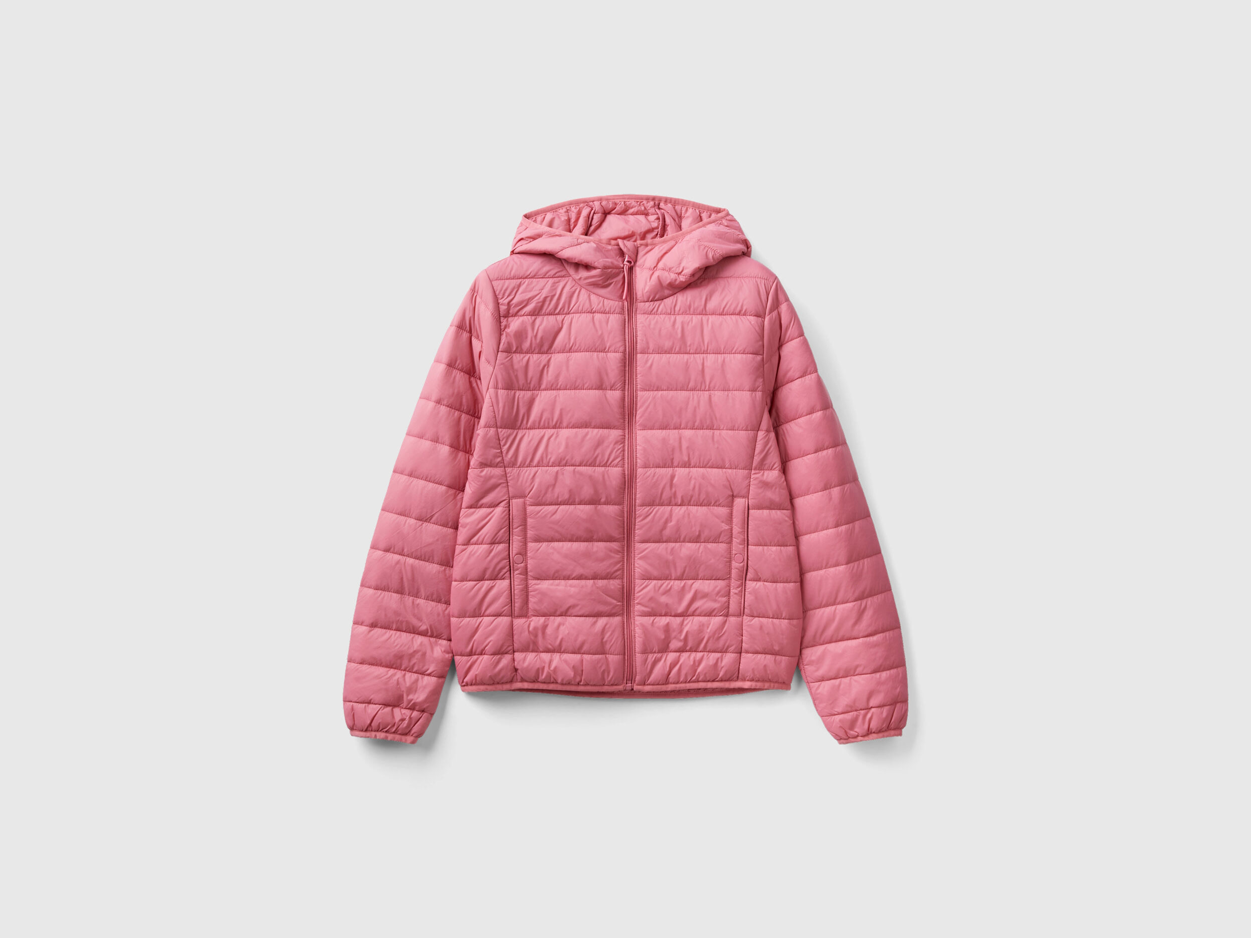 Pull and bear pink shop puffer jacket