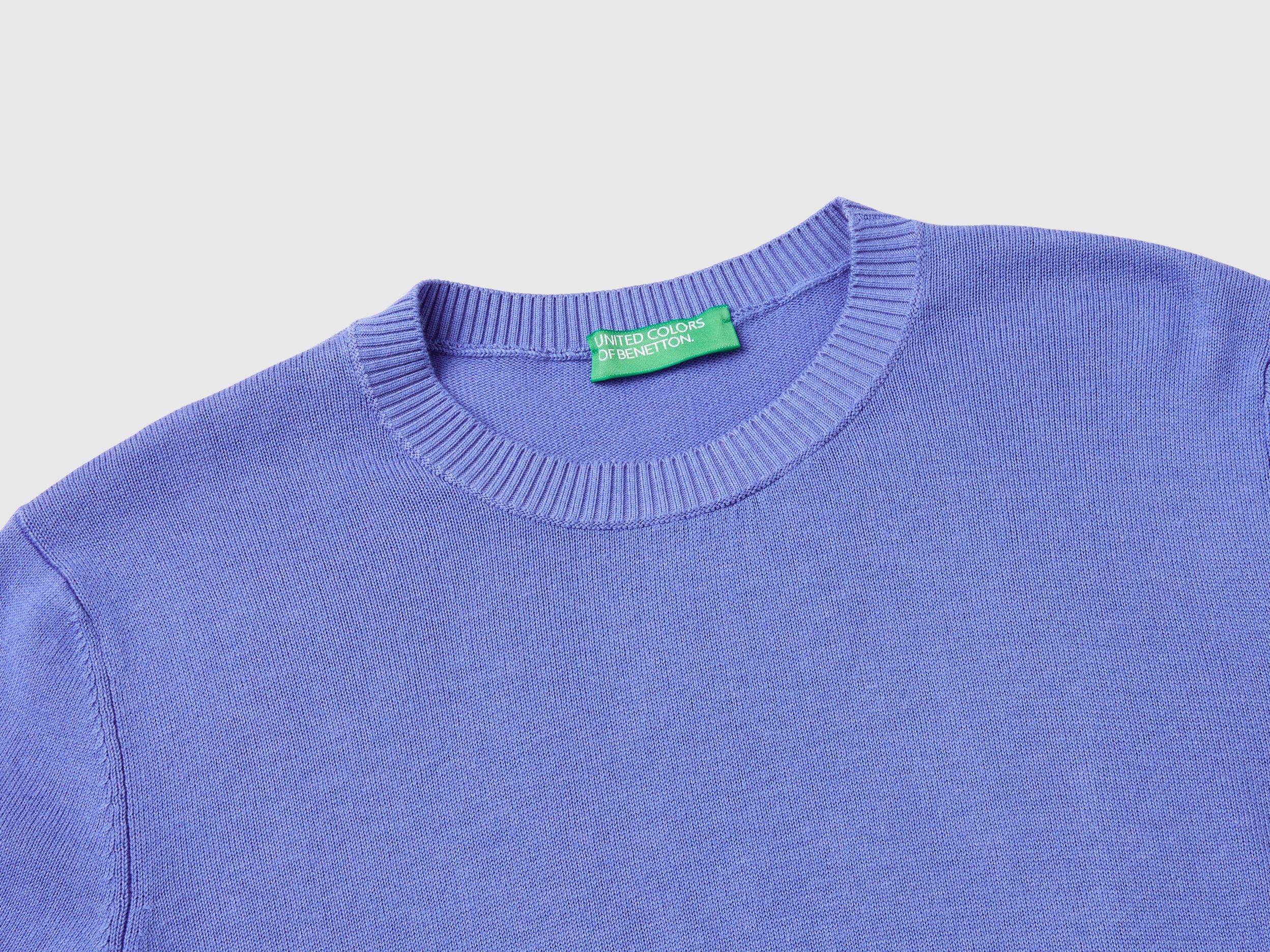 Short sleeve sweater Periwinkle Benetton