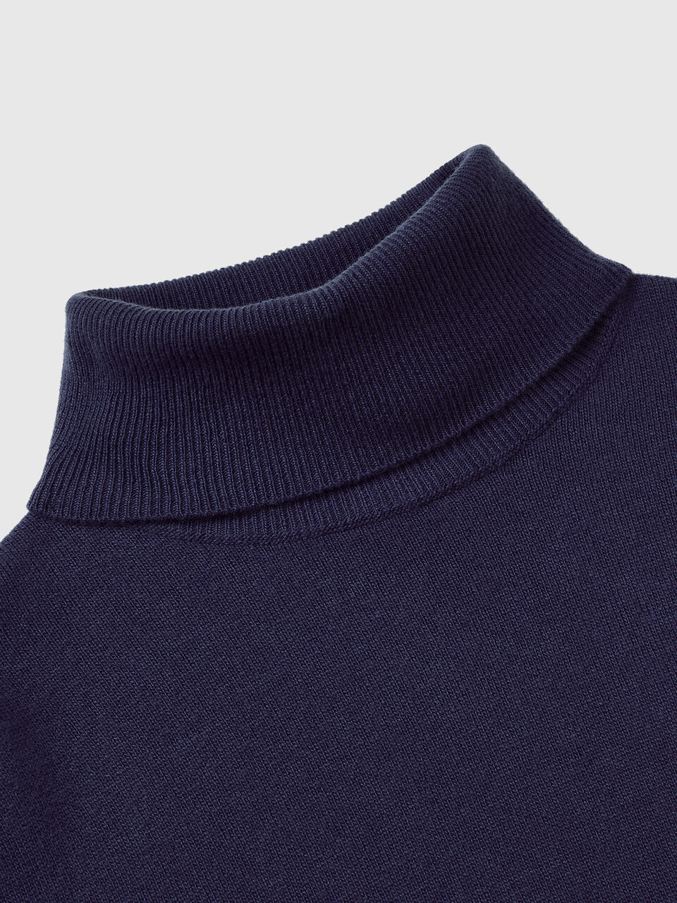 Turtleneck sweater dark blue - Fine wool sweaters