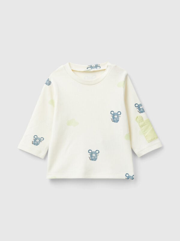 T-shirt with mouse print New Born (0-18 months)