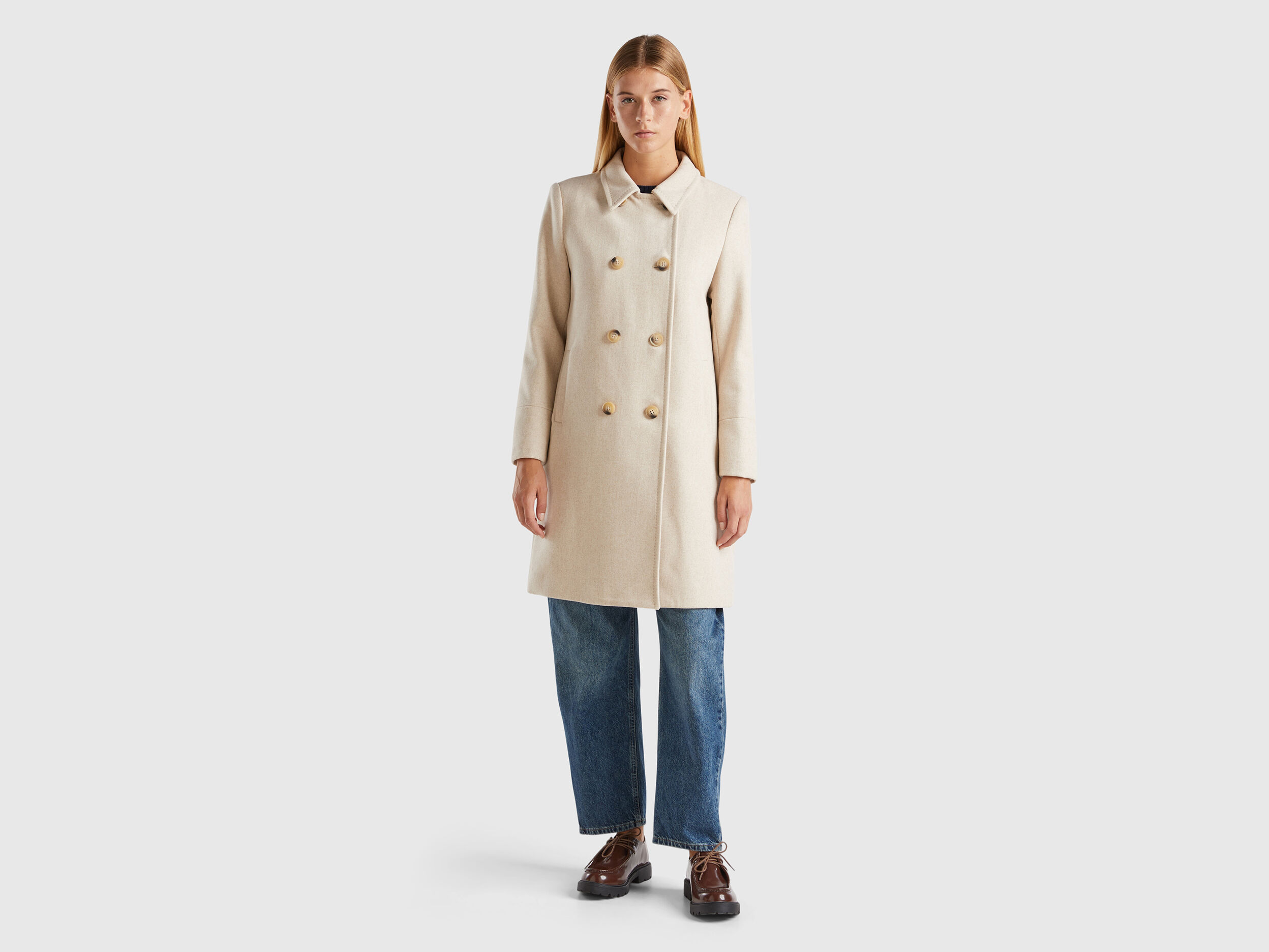 Cream coat womens outlet