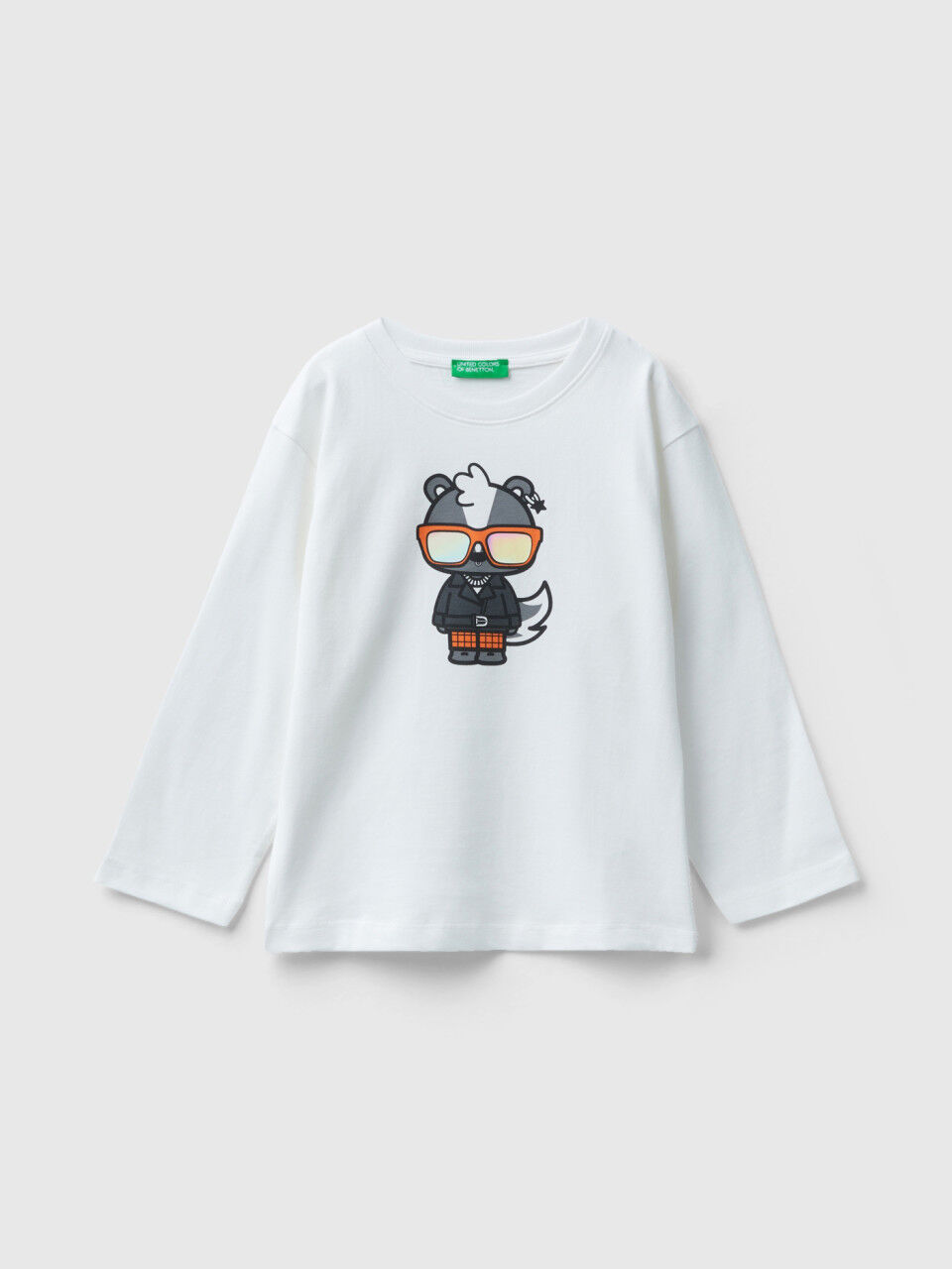 Camisetas manga sale larga niño benetton