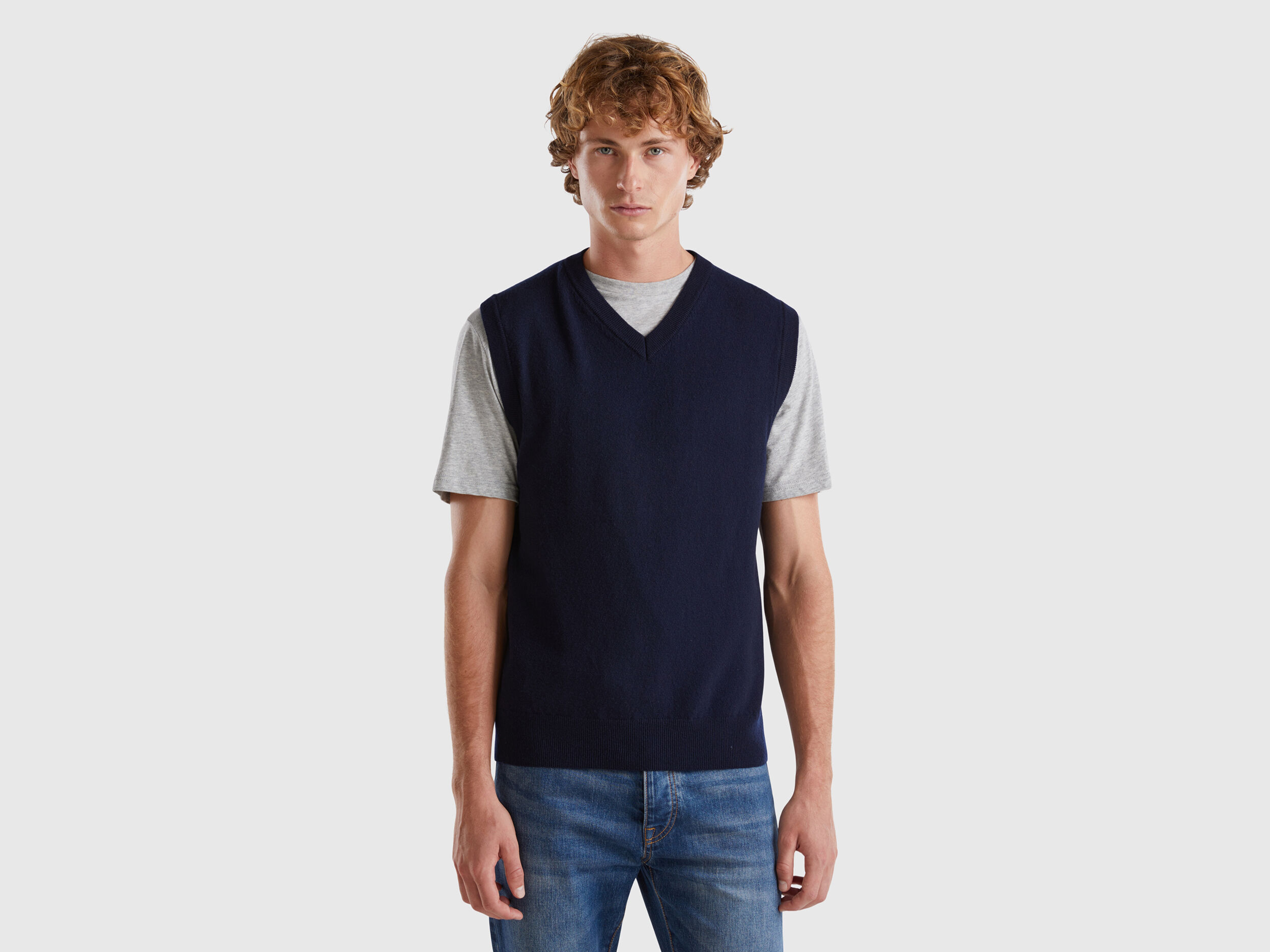 Benetton gilet uomo sales